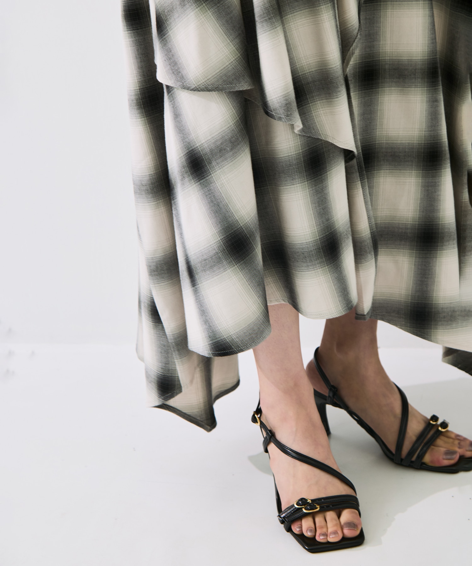 Layered Flare Skirt STUDIOUS
