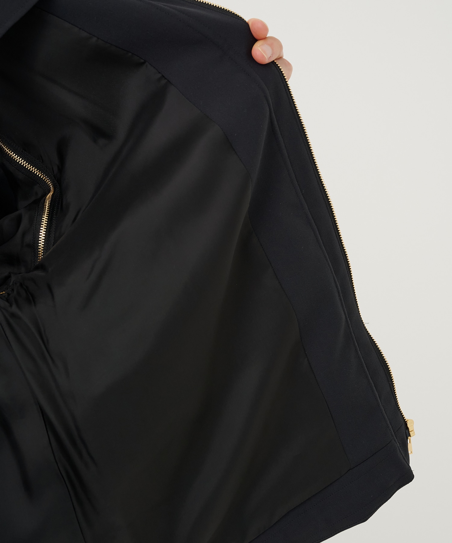 Dry Karsey Removable Sleeves Drawstring Short Coat CULLNI