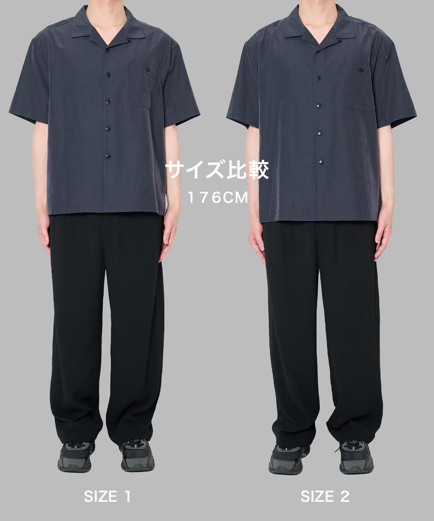 別注 Short Sleeve Open Collar Shirt soe