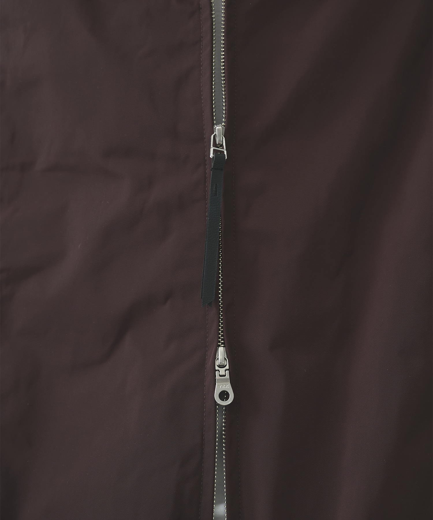 Leather collar Balloon Blouson STUDIOUS