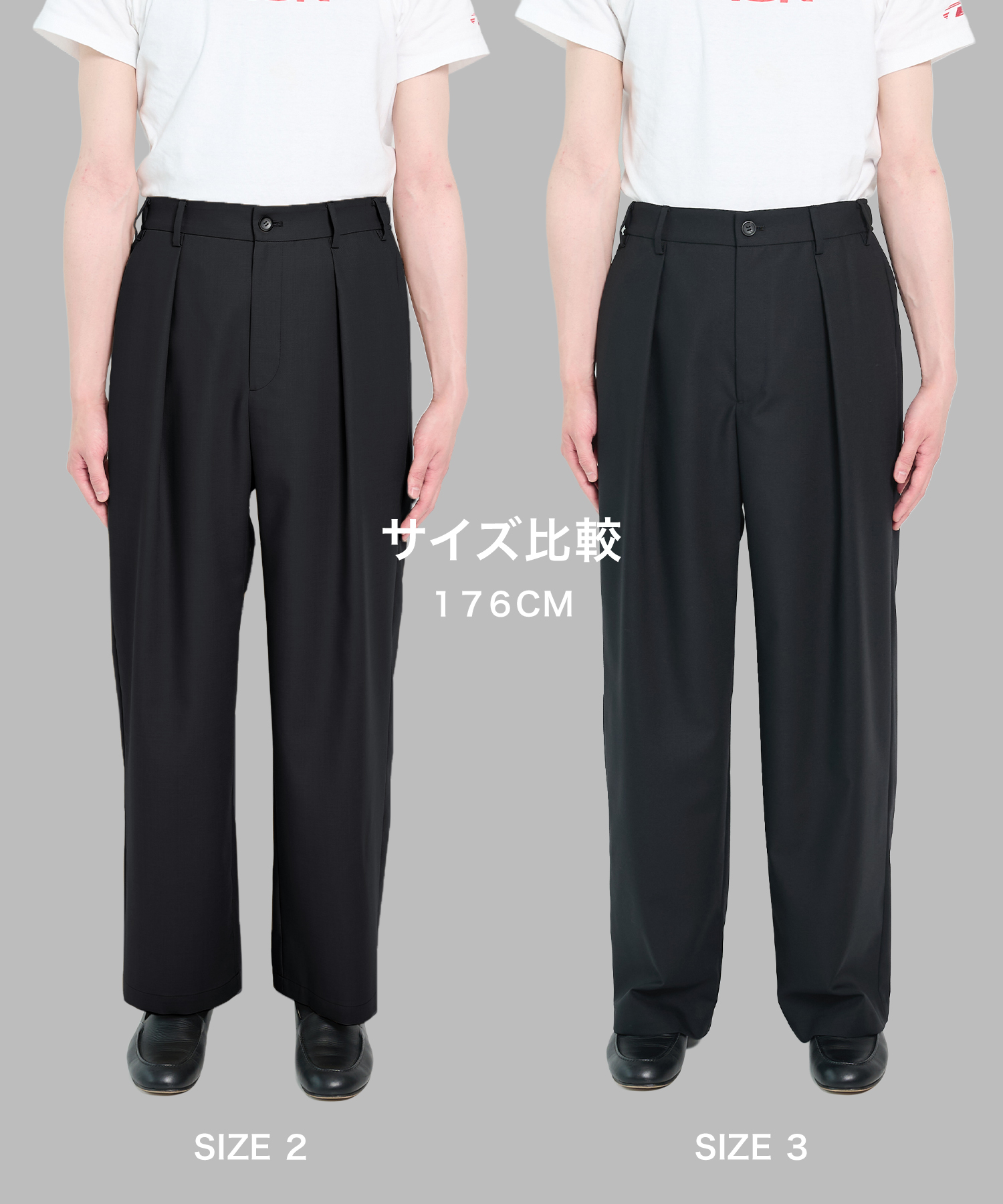 Non-Mulesed Summer Wool Slacks STUDIOUS
