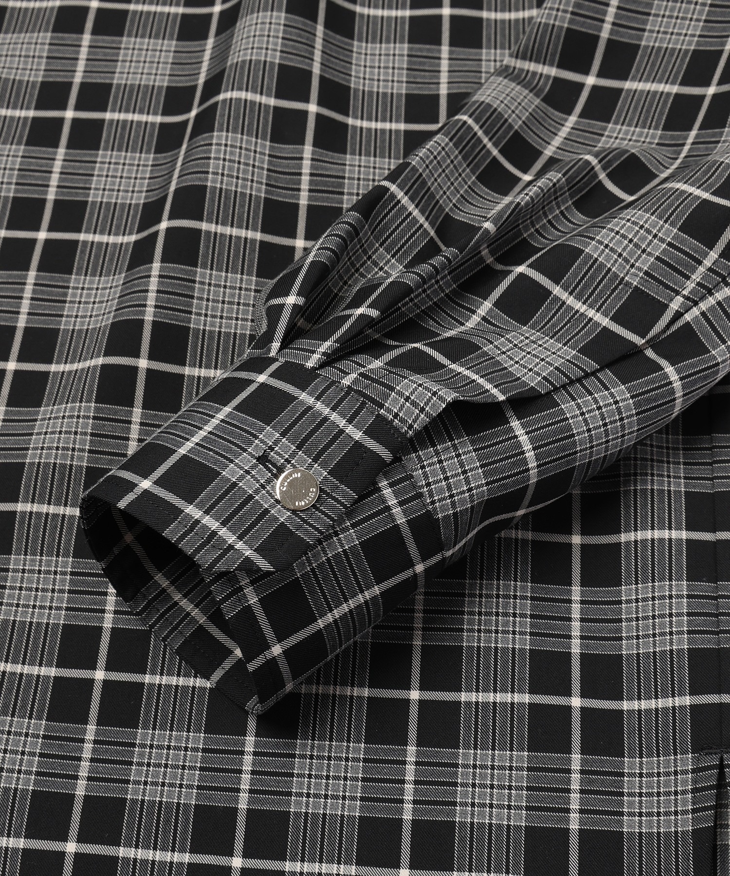 Tartan Check Bow-Tie Long Sleeve Shirt CULLNI