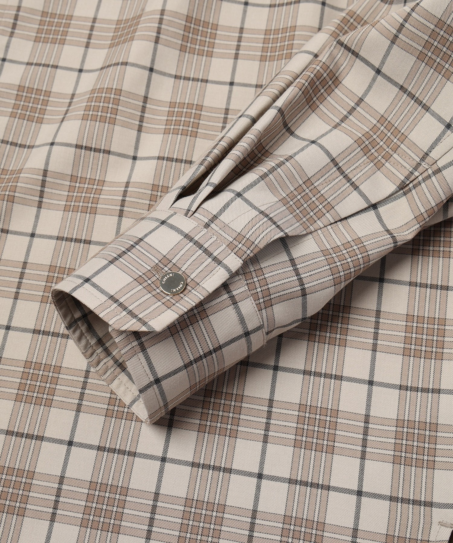 Tartan Check Bow-Tie Long Sleeve Shirt CULLNI