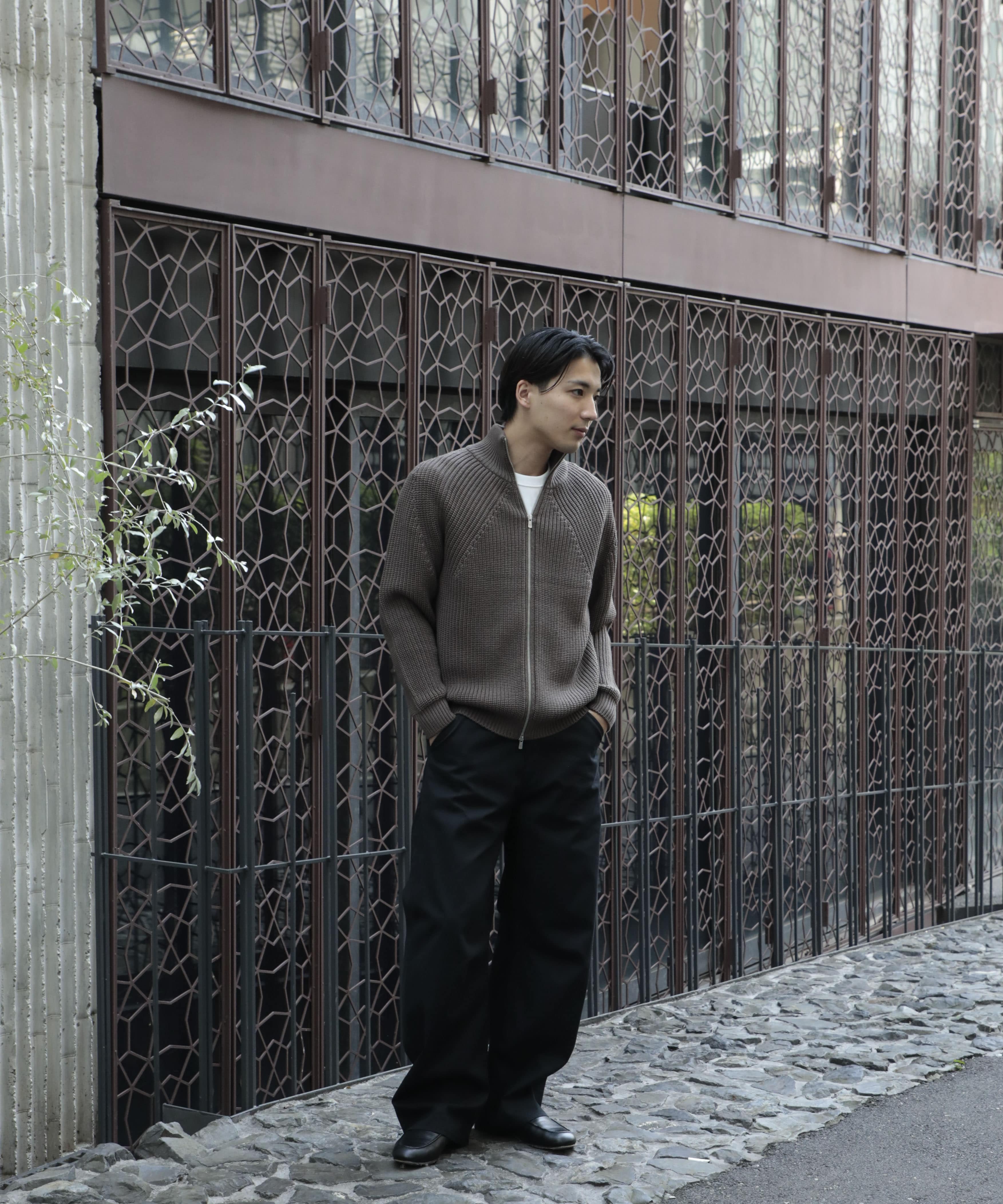Barrel Wool Chino Pants STUDIOUS