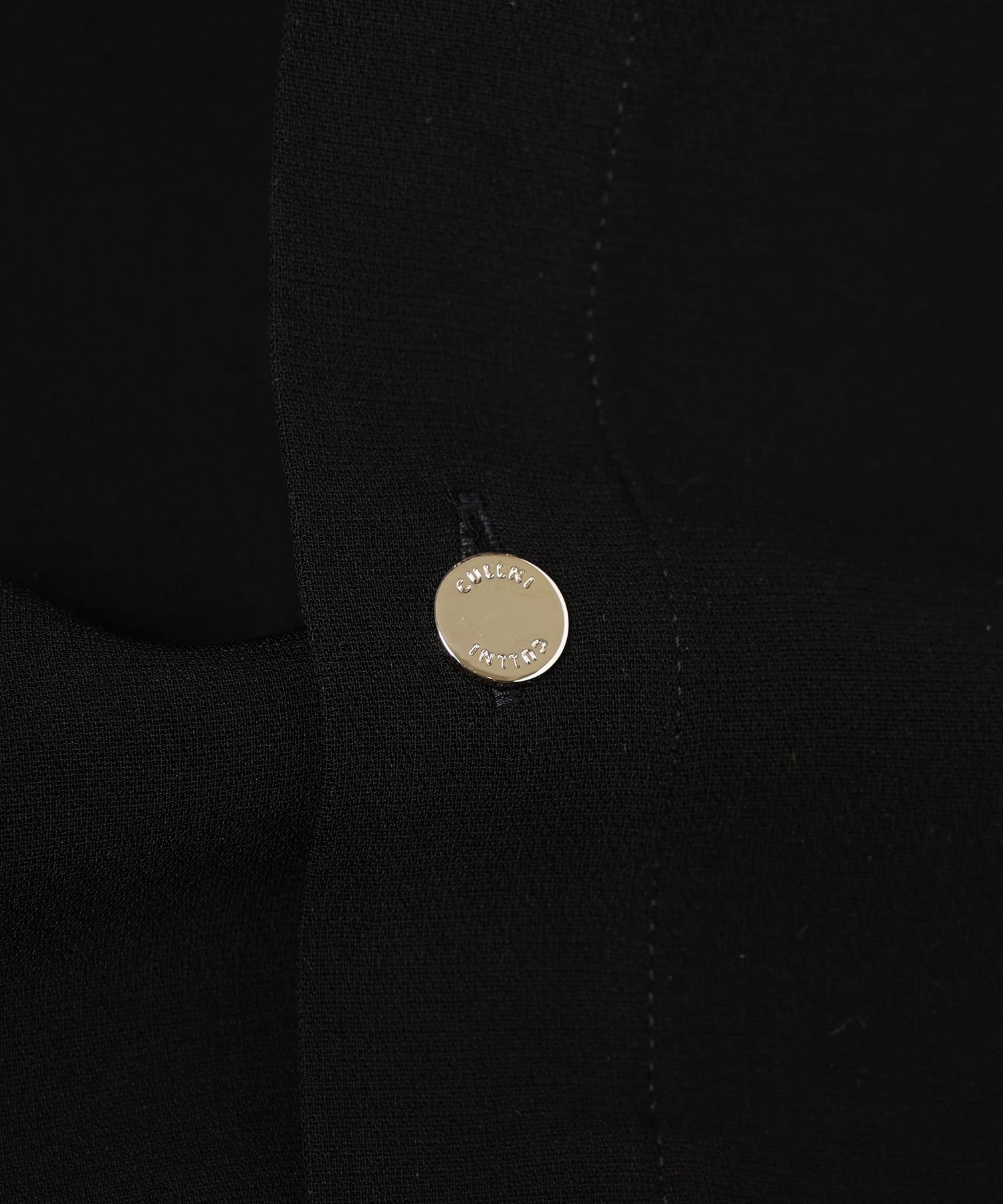 Triacetate Airy Cloth Long Sleeve Shirt Blouson CULLNI