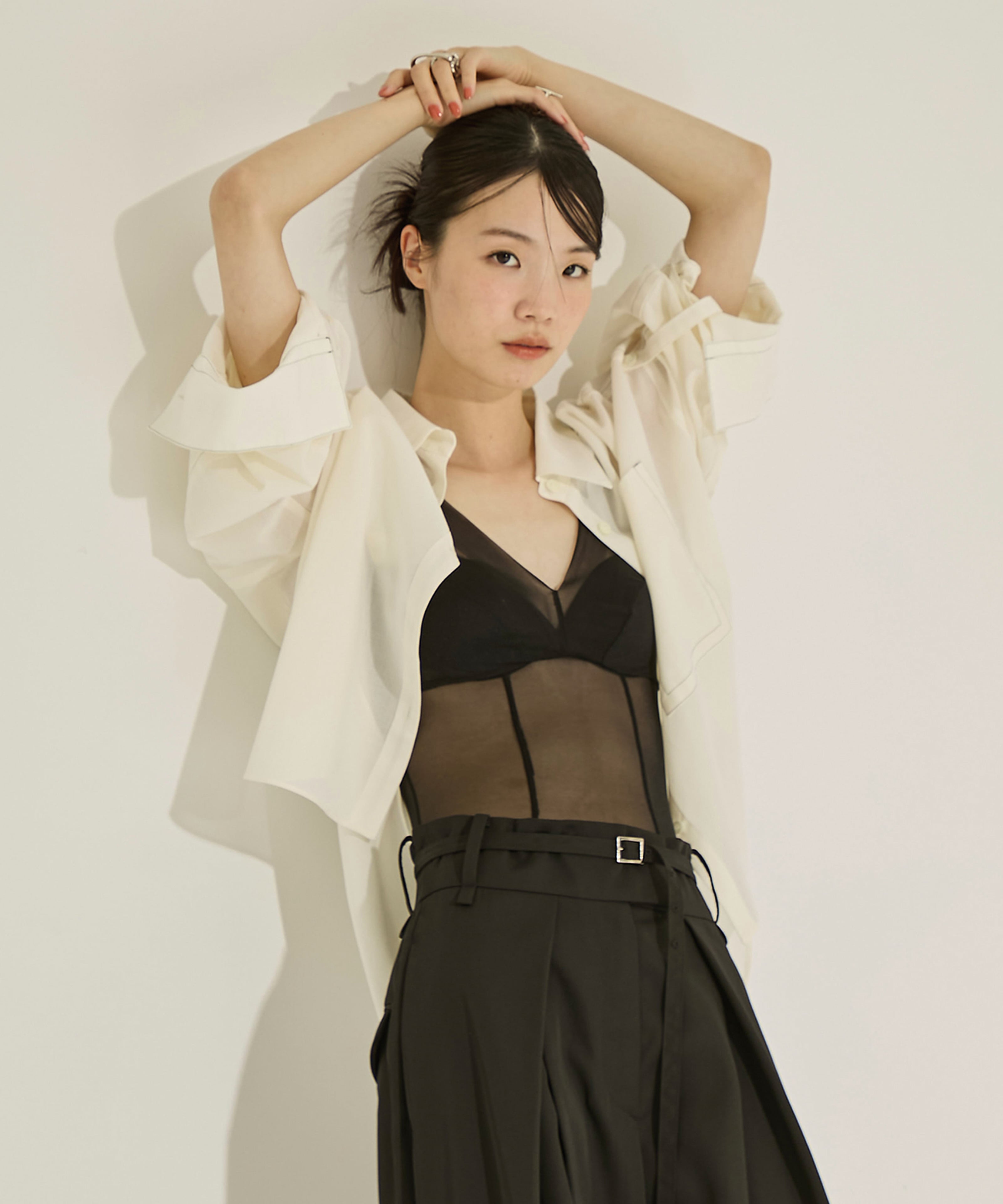 Matte Sheer Over Shirt STUDIOUS