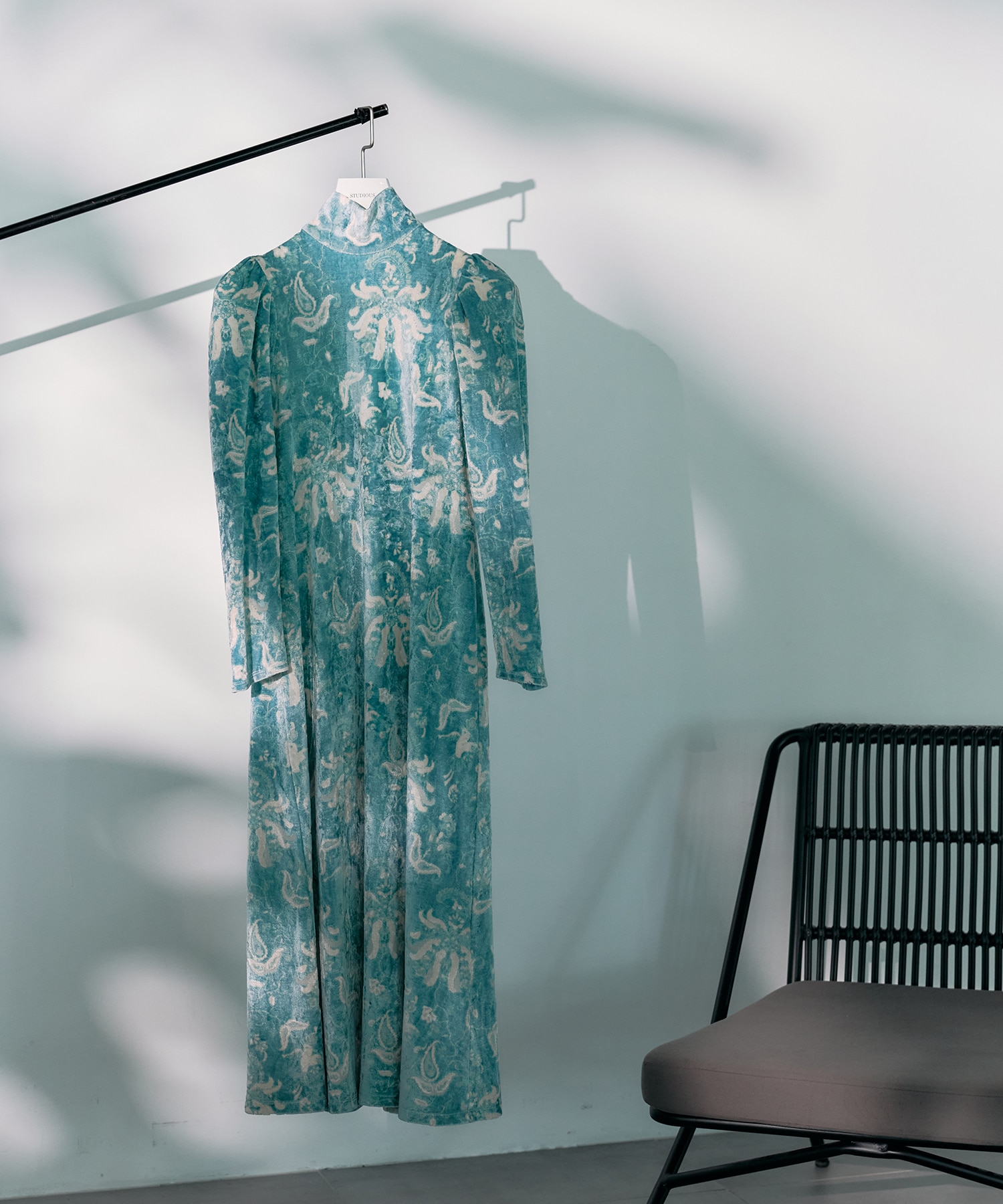 別注 Velour Jersey High Neck Dress Mame Kurogouchi