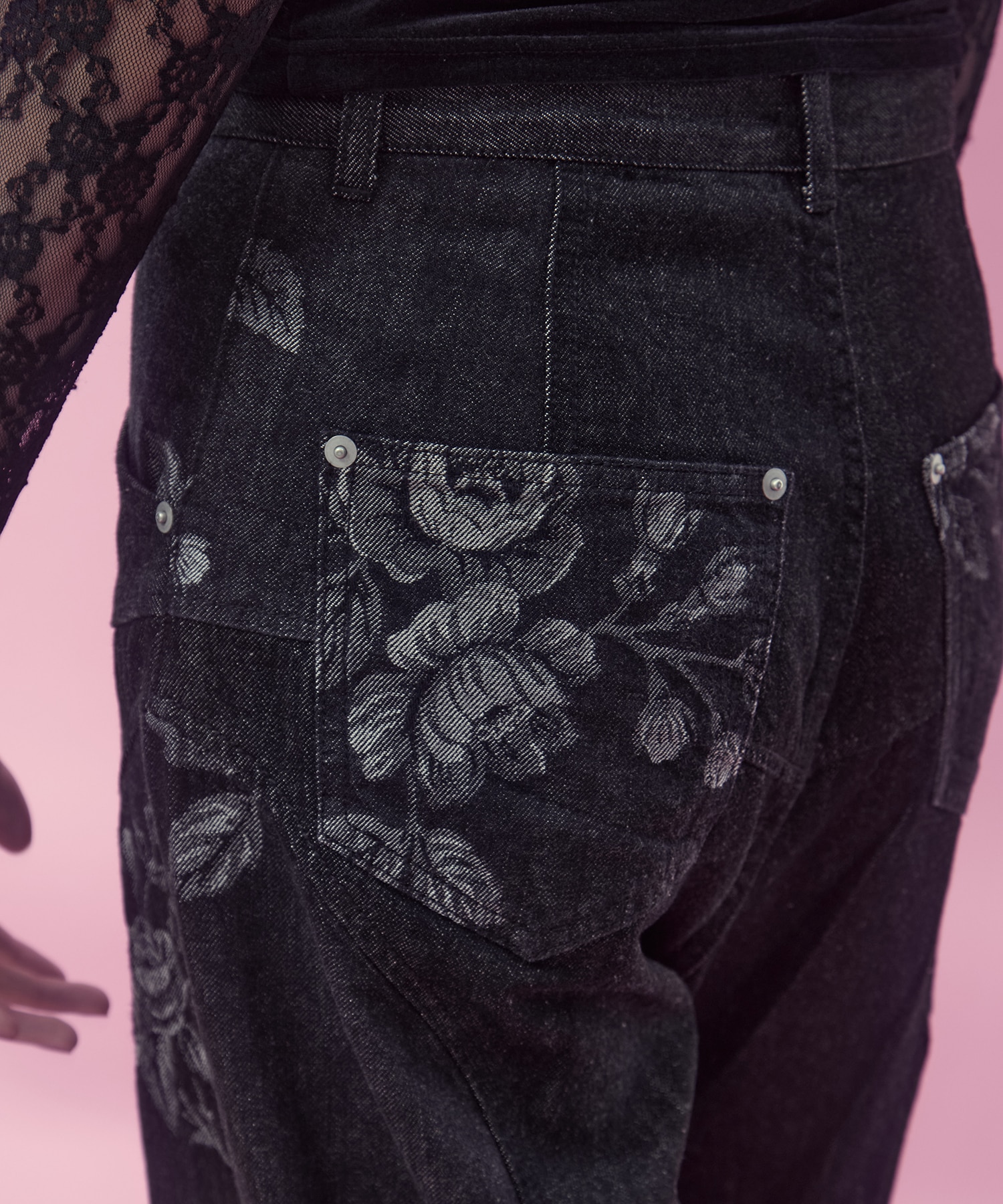 別注 ROSE DENIM PANTS FETICO