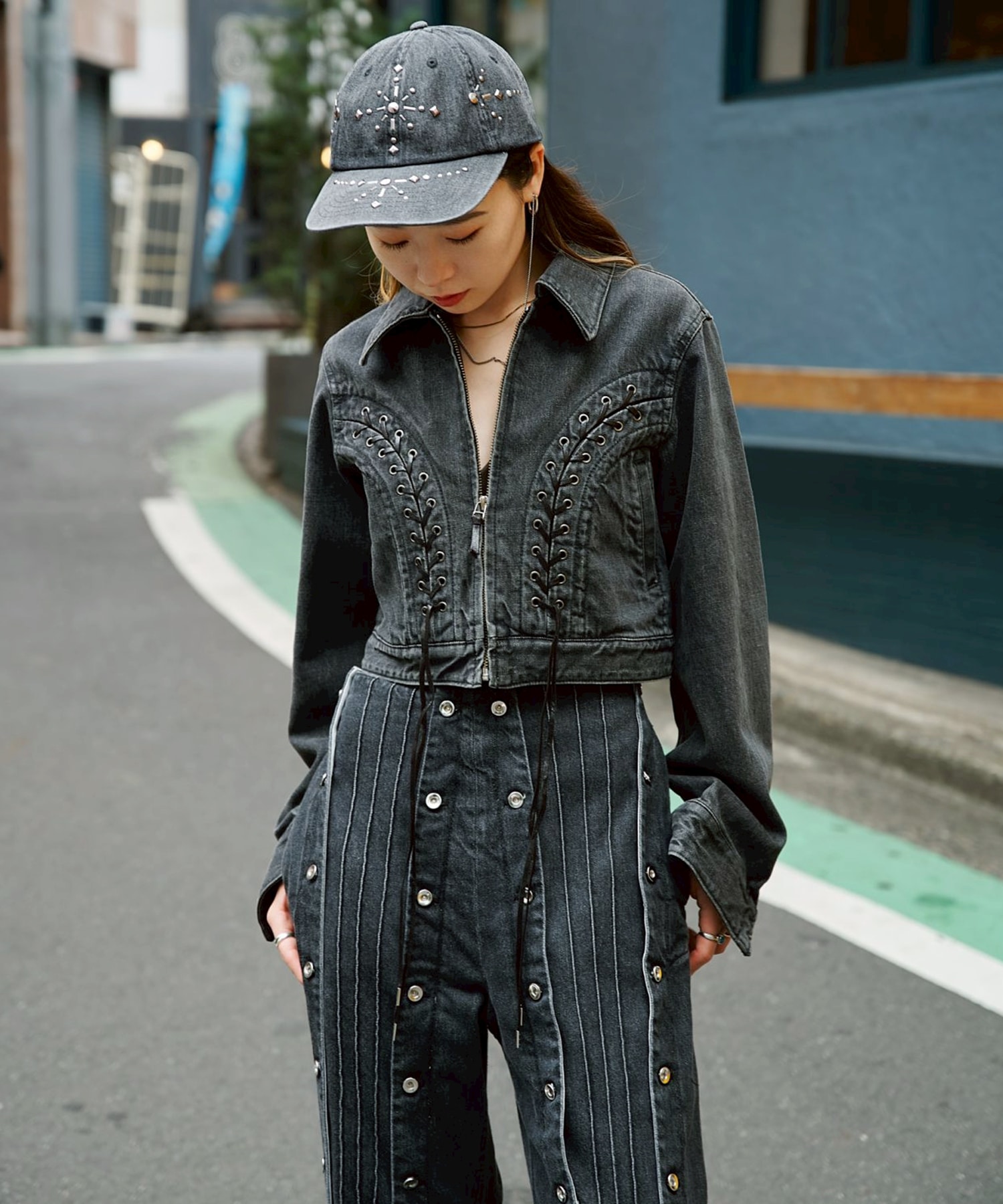 別注silver metal cross cap tanakadaisuke