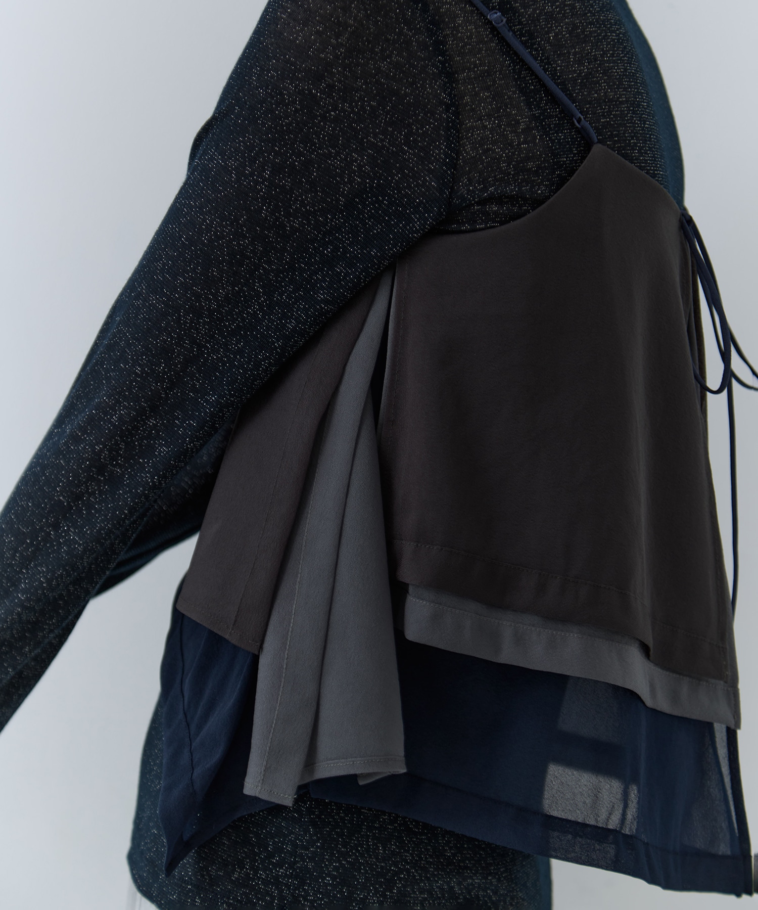 3way Camisole & Cashmere Long T STUDIOUS