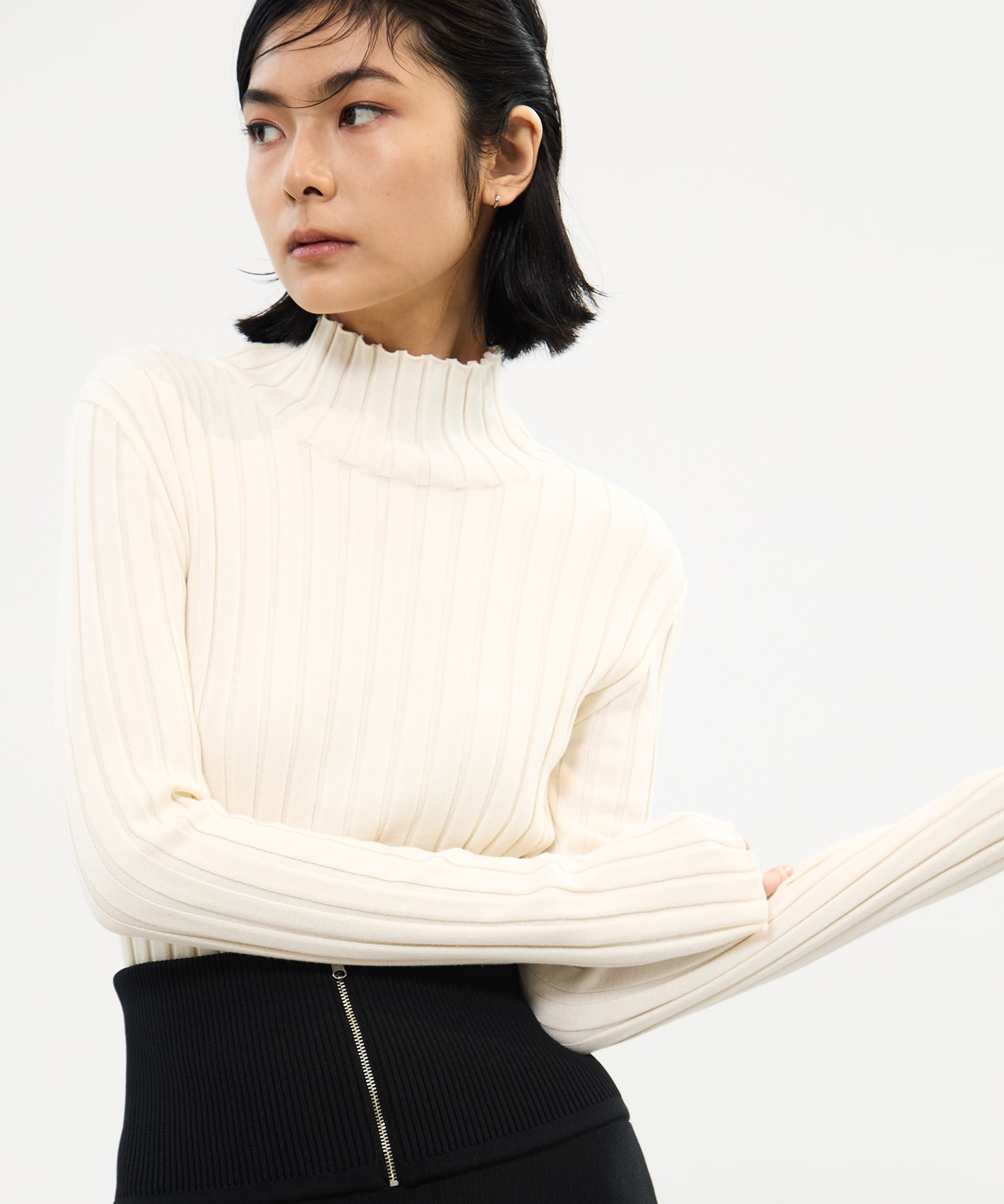 Silk Viscorse Wide Rib KT STUDIOUS