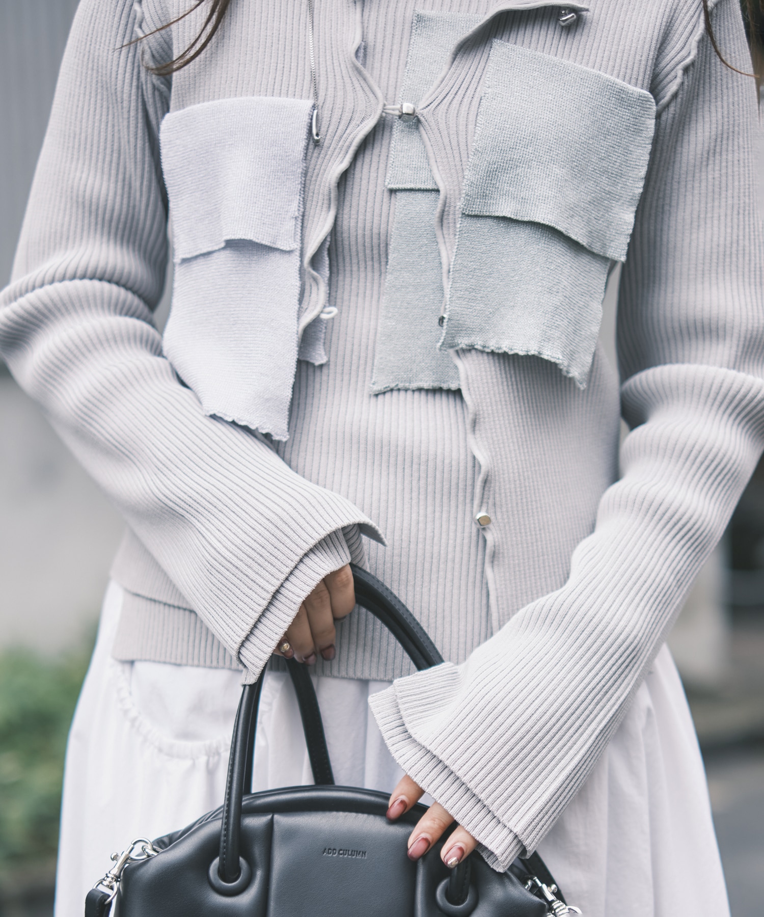 別注 RIB KNIT CARDIGAN kotohayokozawa