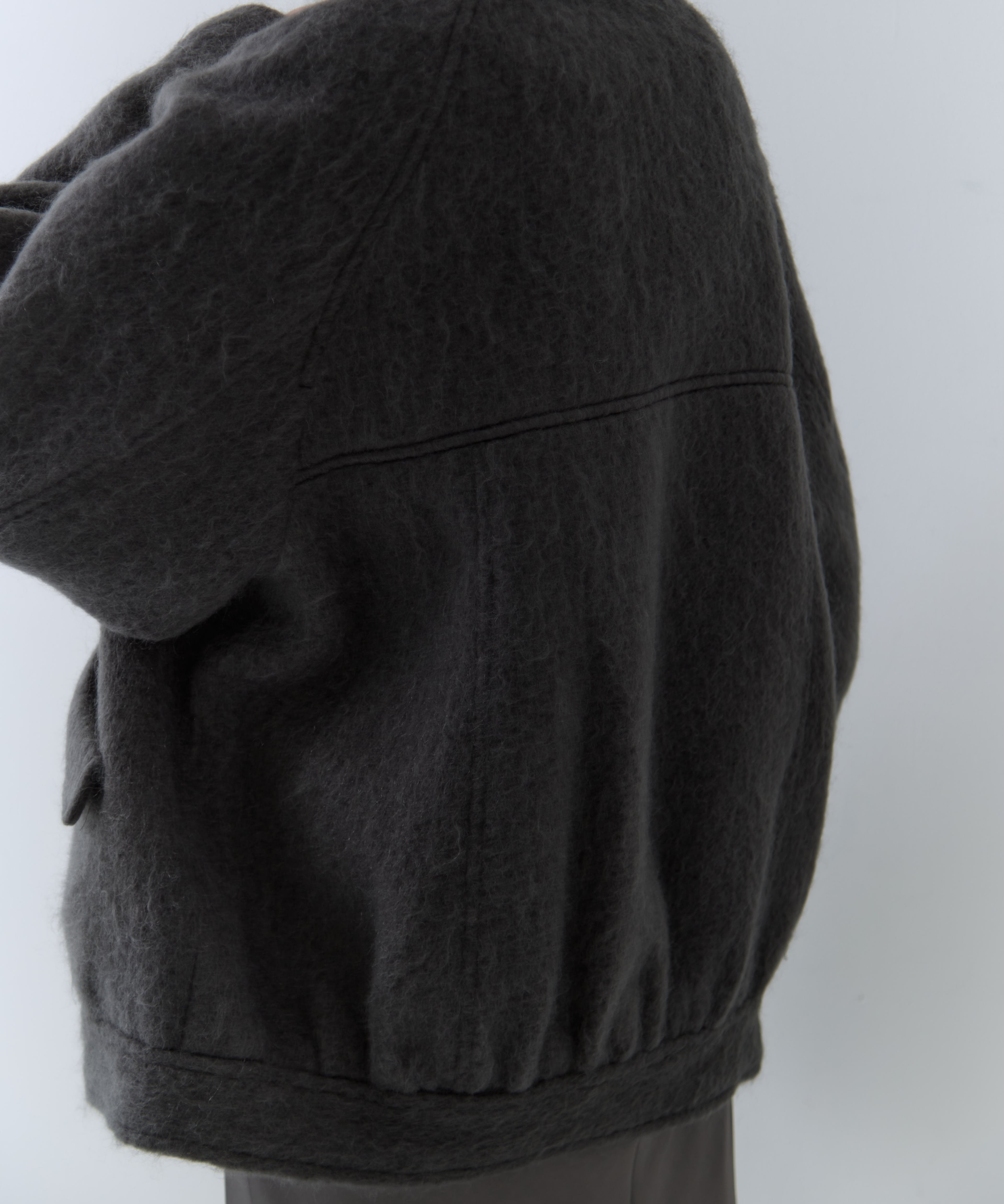 UND MOHAIR SHAGGY FLIGHT JACKET AMERI