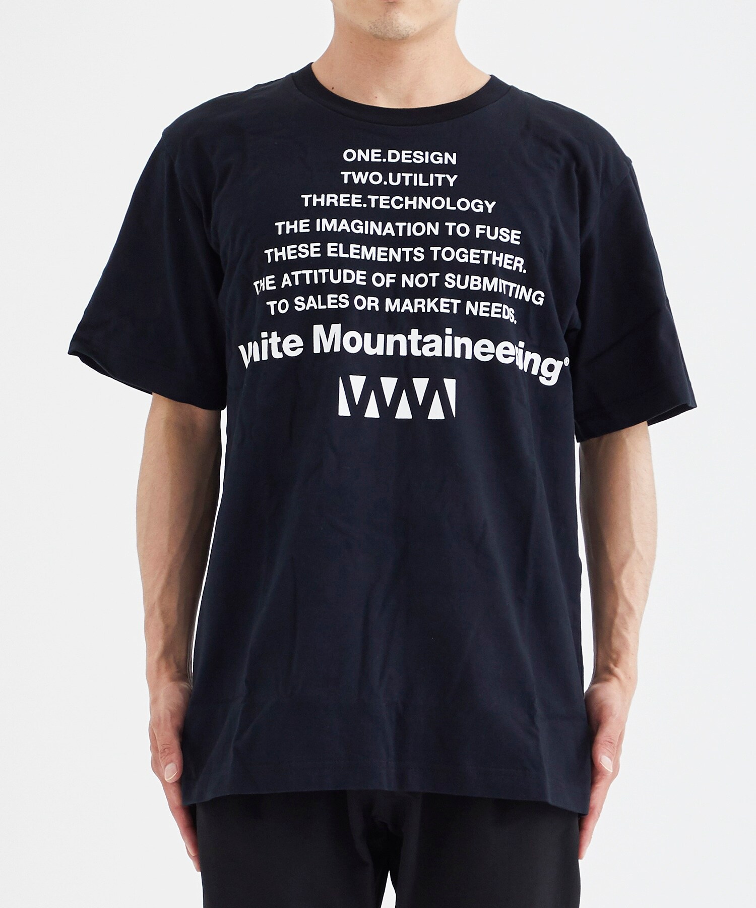 BIG W LOGO PRINTED T-SHIRT White Mountaineering