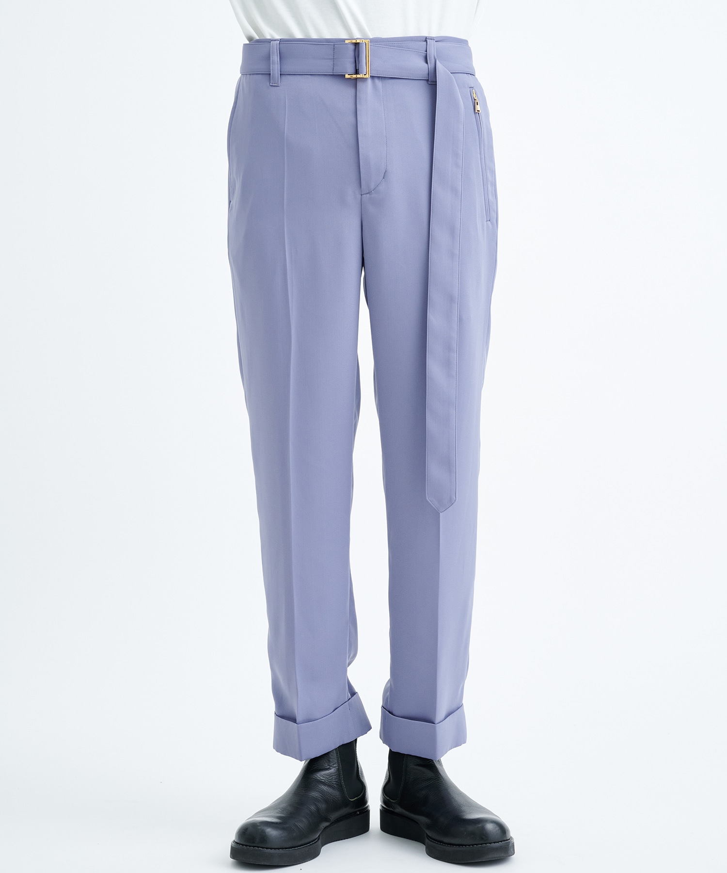 BELTED WIDE SLACKS|CULLNI(クルニ)