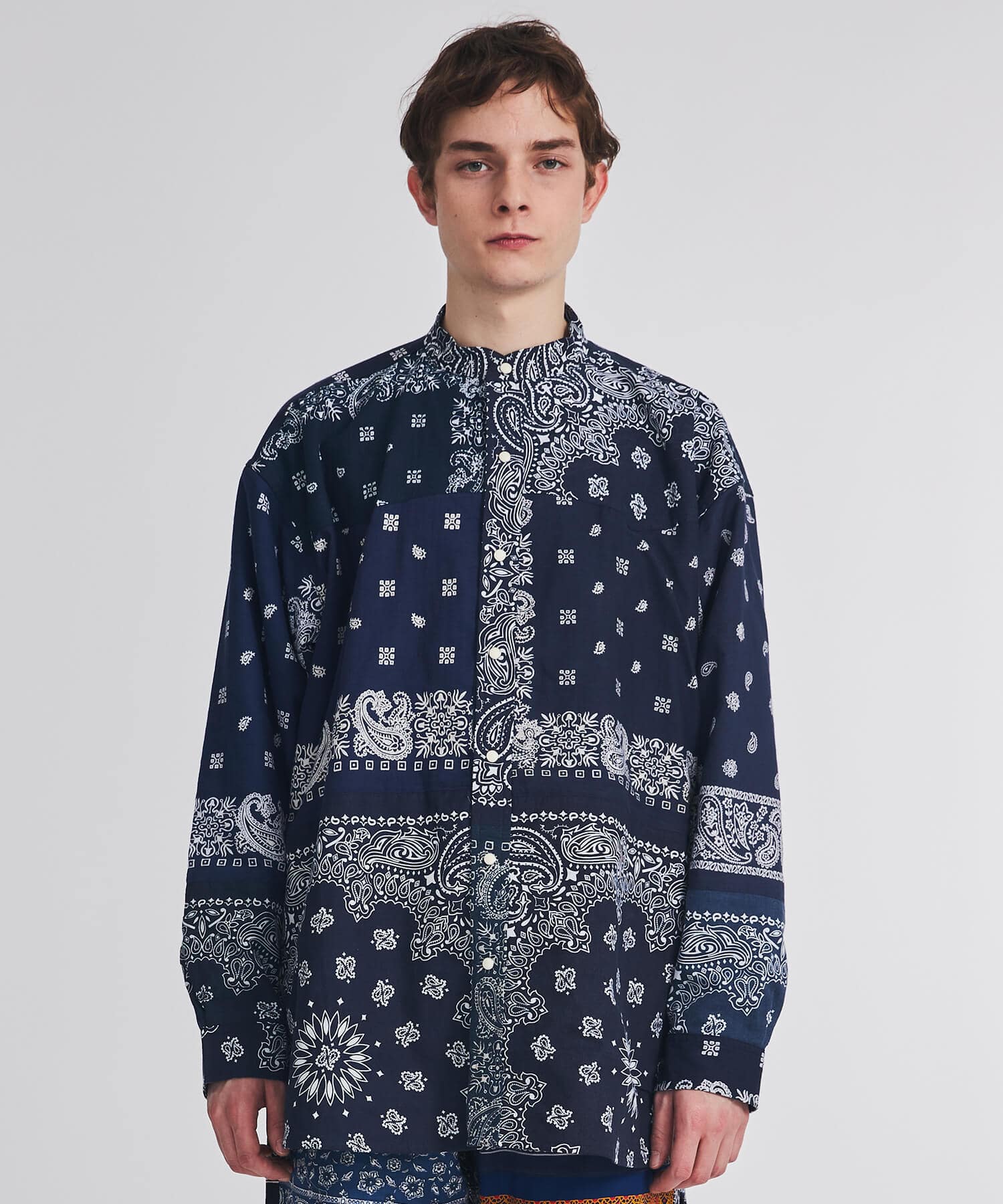 BANDANA PATCHWORK SHIRT LS｜Children of the discordance