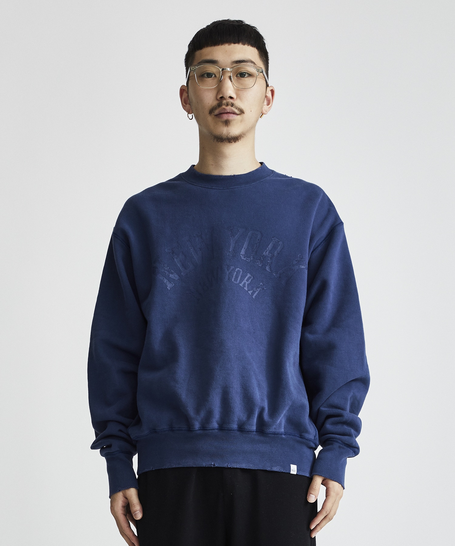 WORLD TOUR CREW SWEAT(M NAVY): MAGIC STICK: MENS｜ STUDIOUS ONLINE