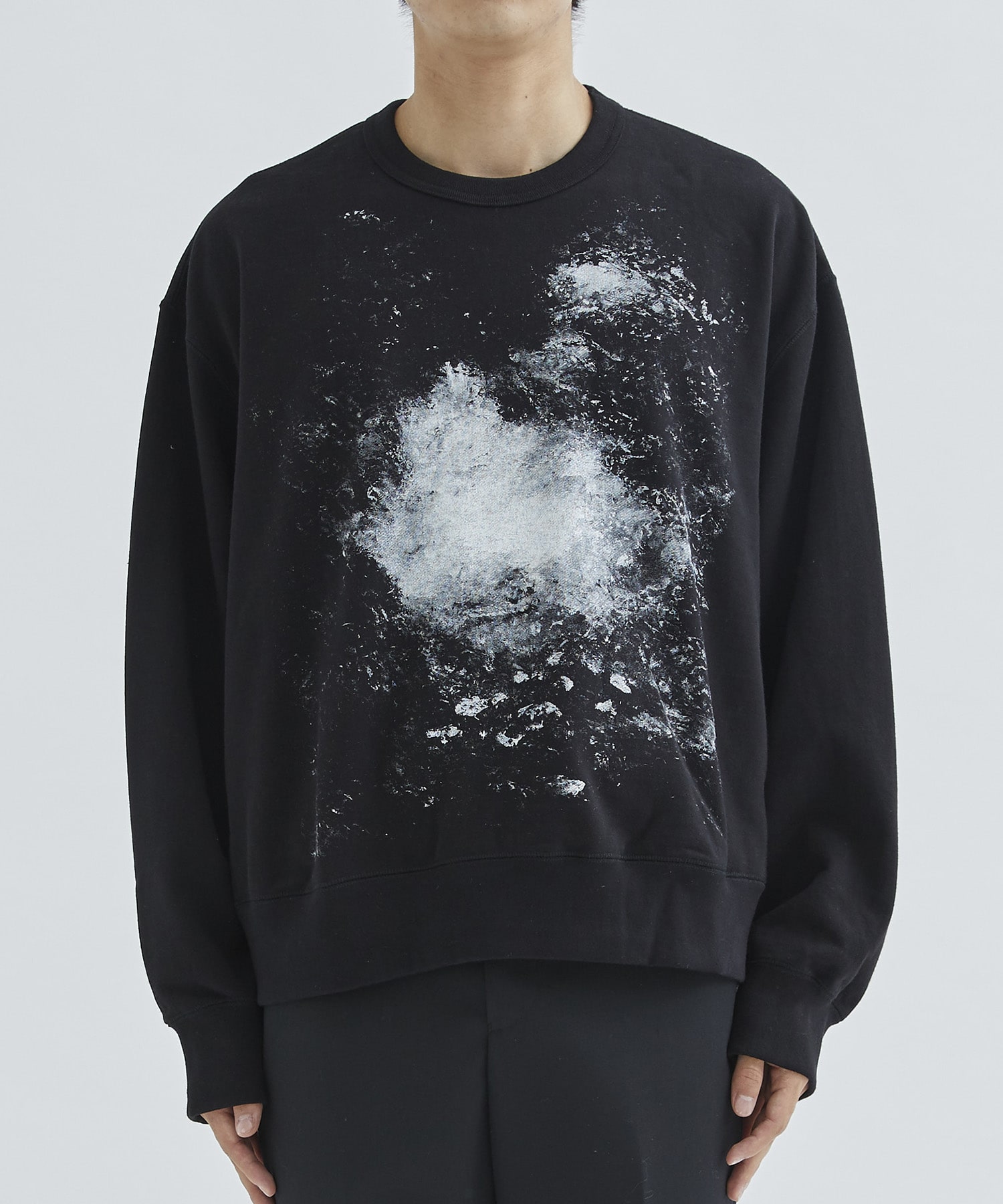 別注>PAINT SWEAT(42 BLACK): LAD MUSICIAN: MENS｜ STUDIOUS ONLINE