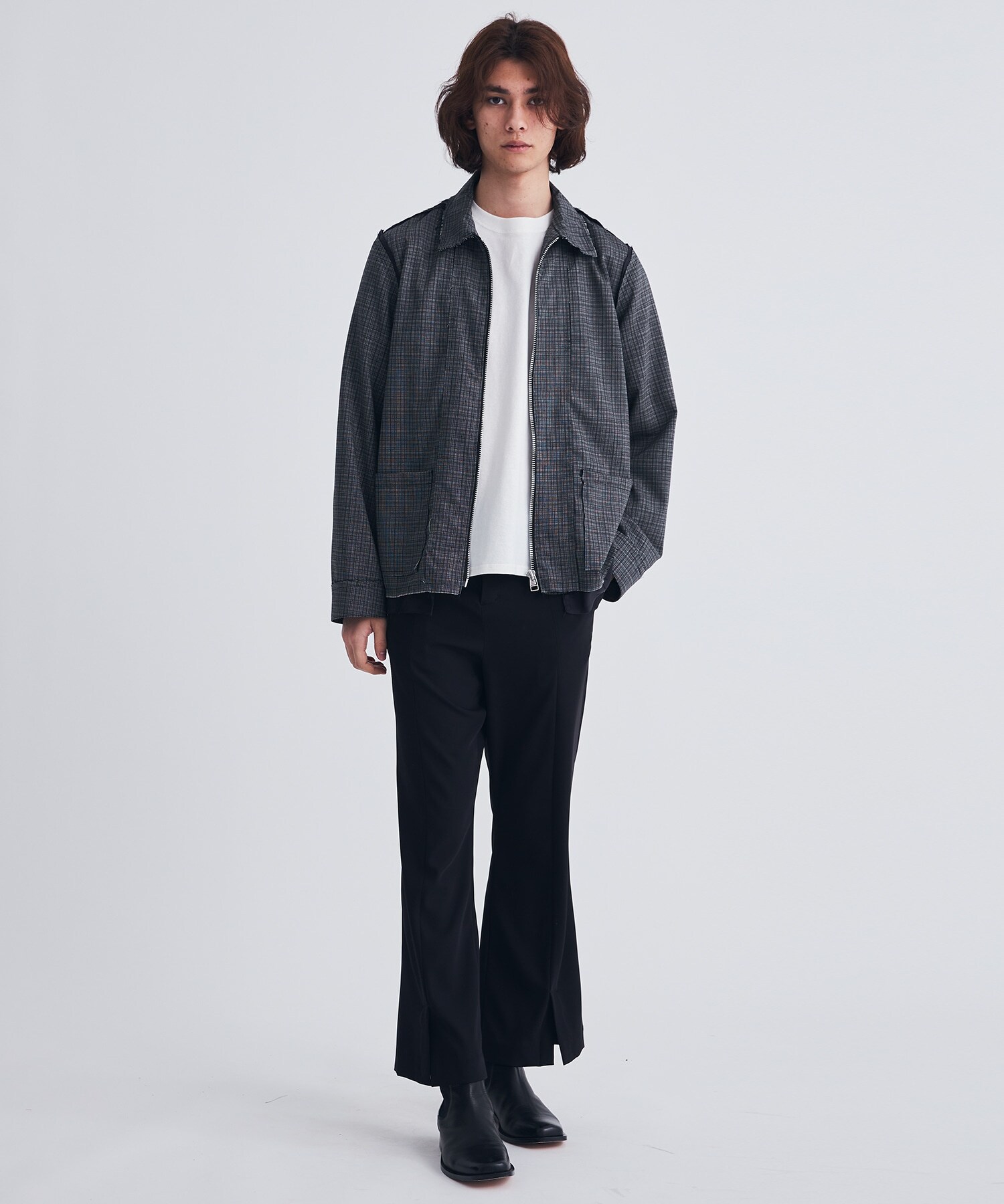 50 WOVEN ZIP UP BLOUSON DISCOVERED