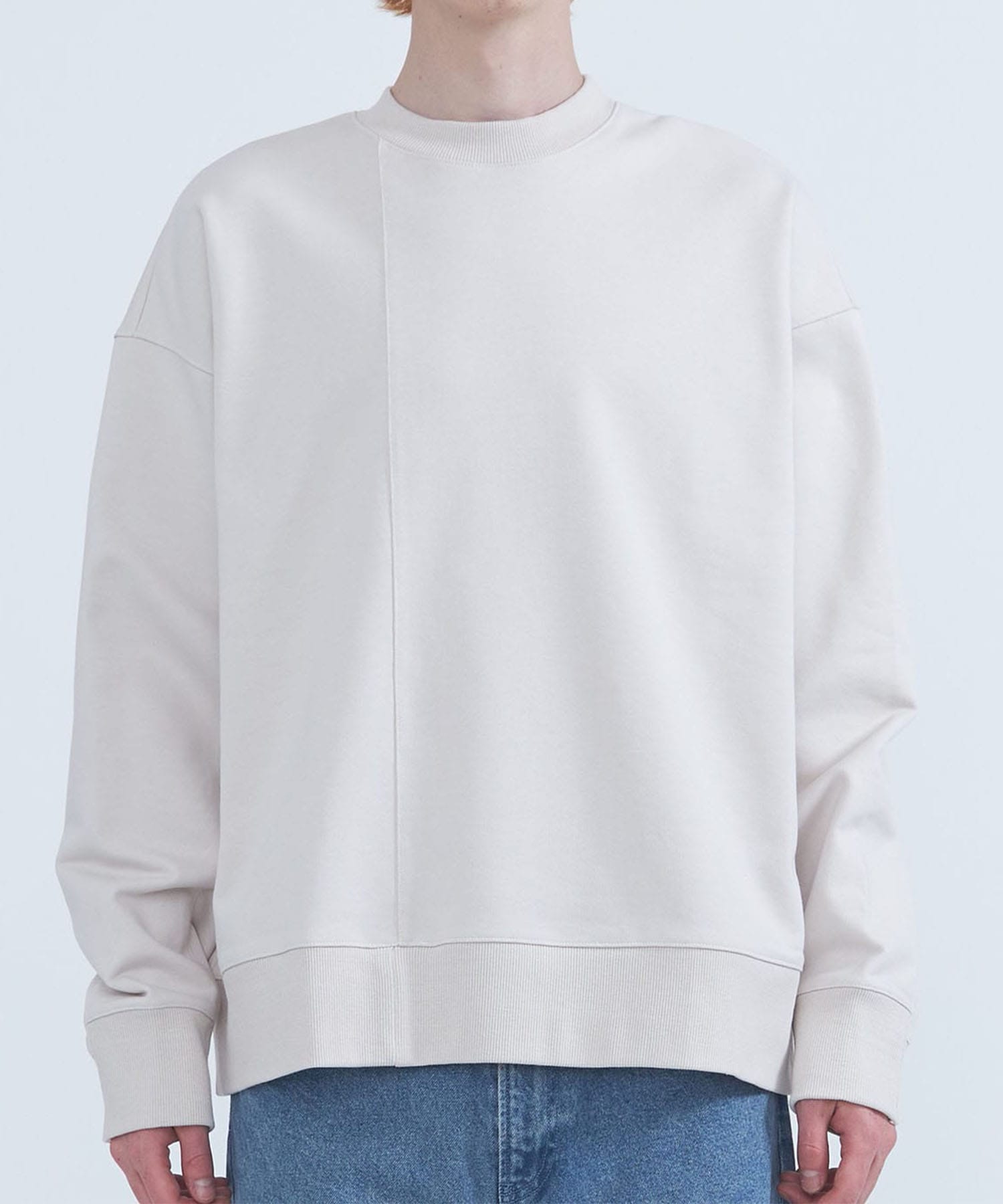 CONTRAST STITCH SWEAT PO LiNoH