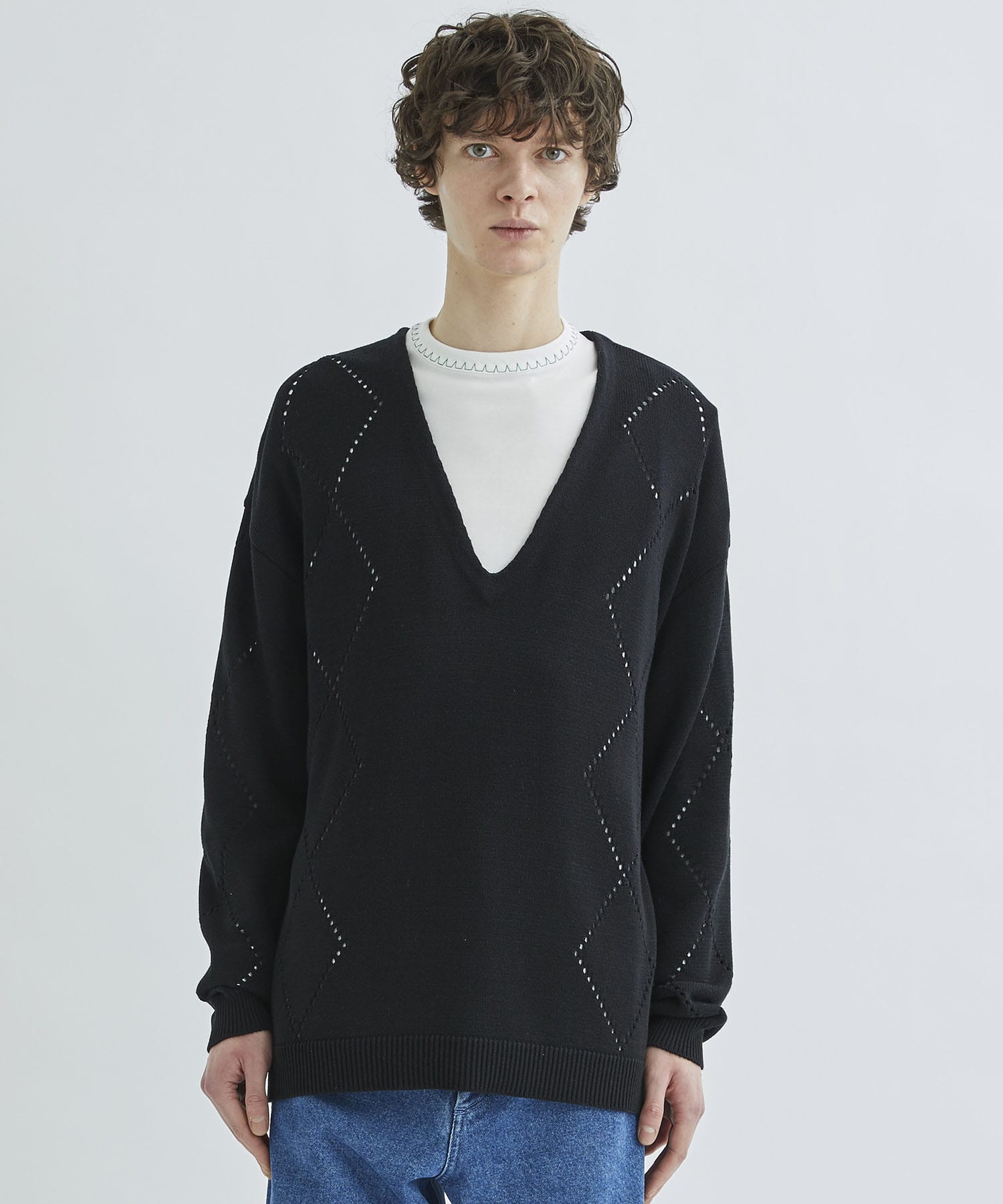 SPARKLE V-NECK PO LiNoH