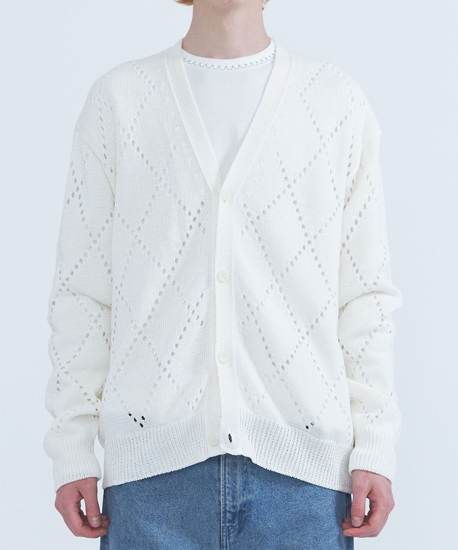 SPARKLE MESH CARDIGAN | LiNoH