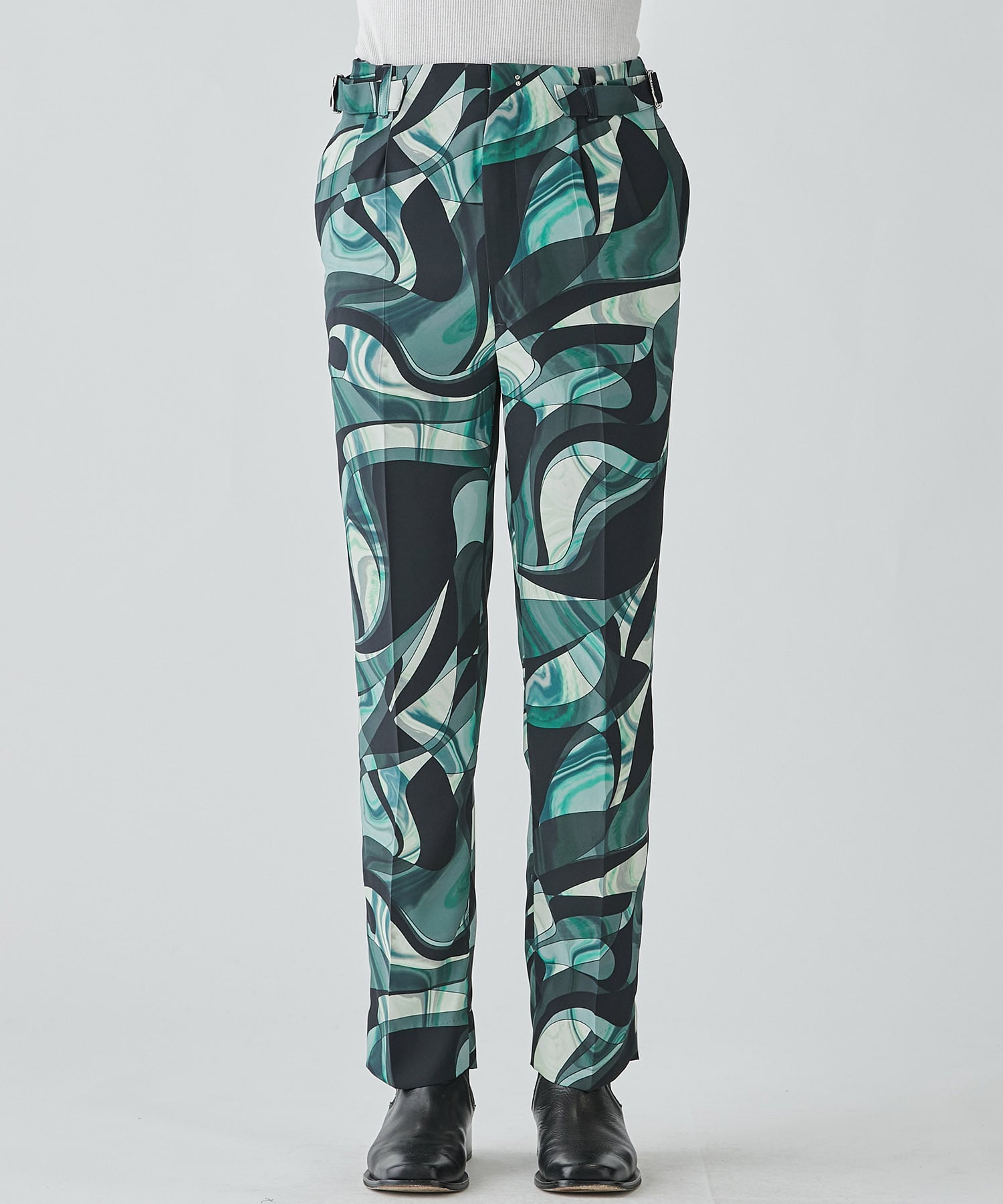 MARBLE PRINT PANTS LiNoH