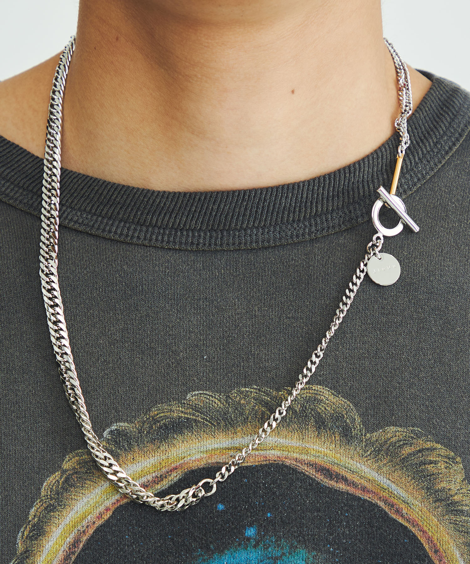 完売品】jieda switching ball chain necklace-