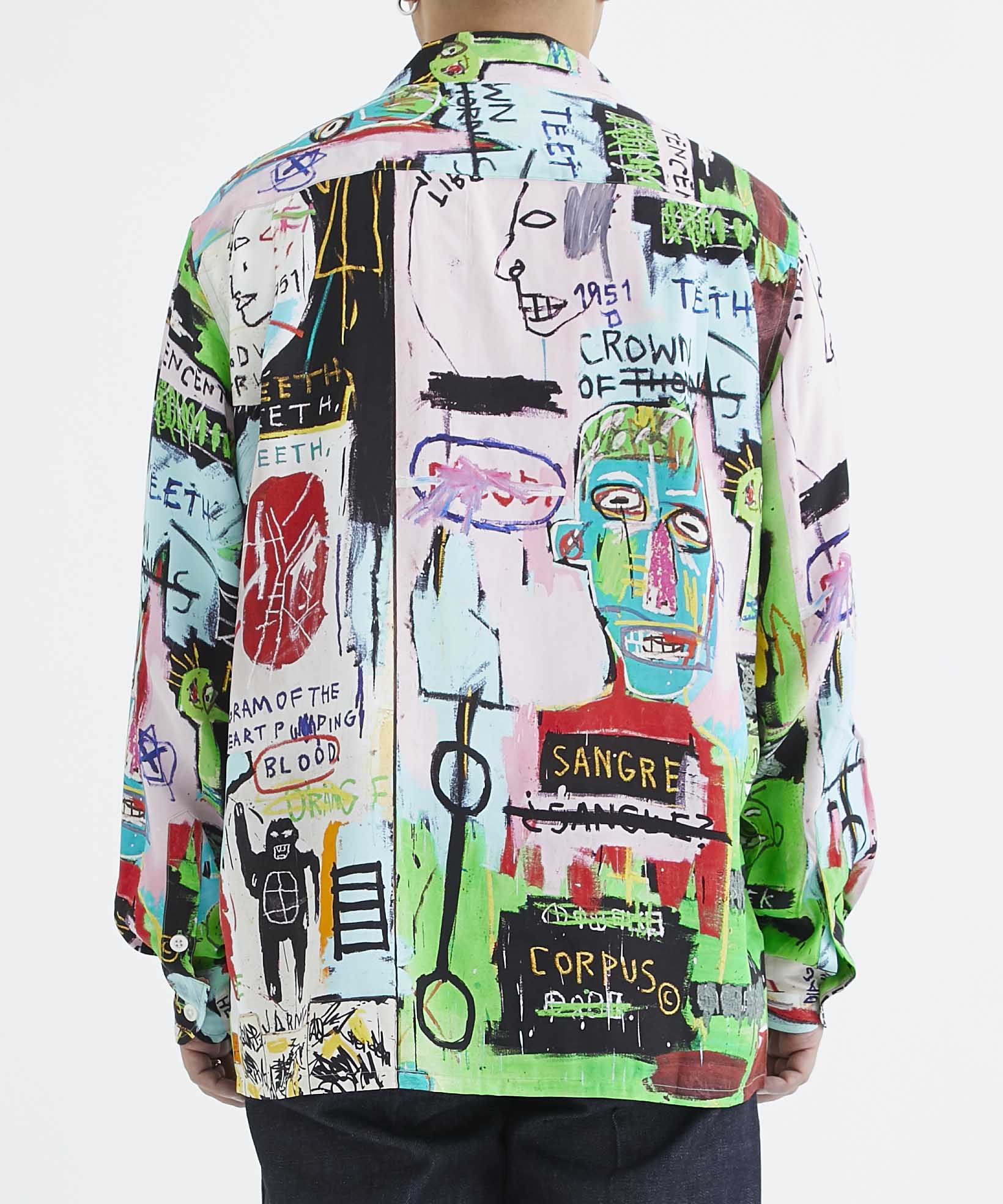 JEAN-MICHEL BASQUIAT / HAWAIIAN SHIRT L/S ( TYPE-3 ) WACKO MARIA