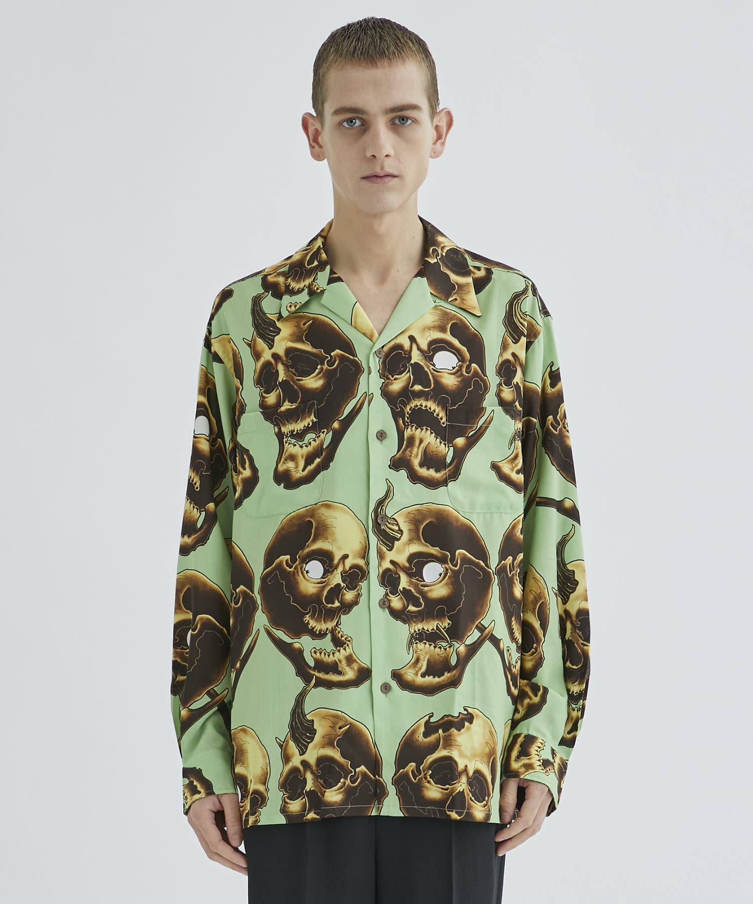 56 TATTOO STUDIO / HAWAIIAN SHIRT L/S WACKO MARIA