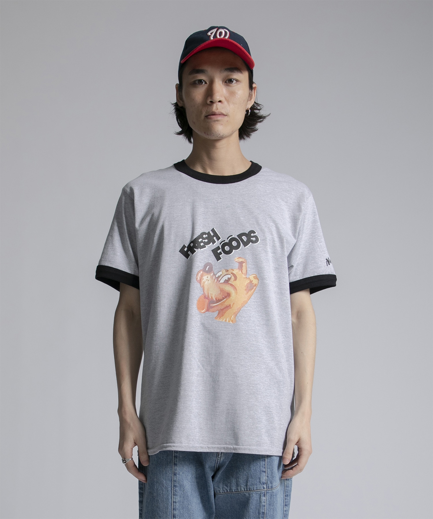 <別注>RINGER PRINT TEE Name.
