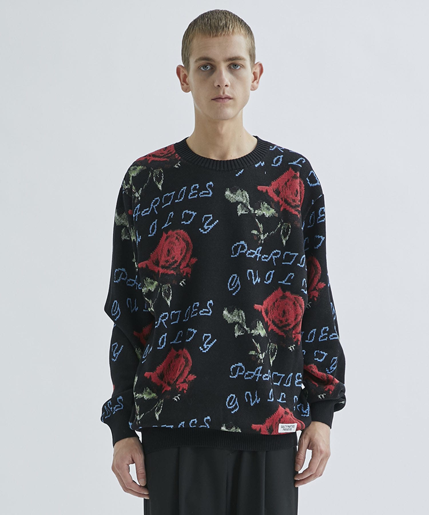 WACKOMARIA ROSE JACQUARD SWEATER