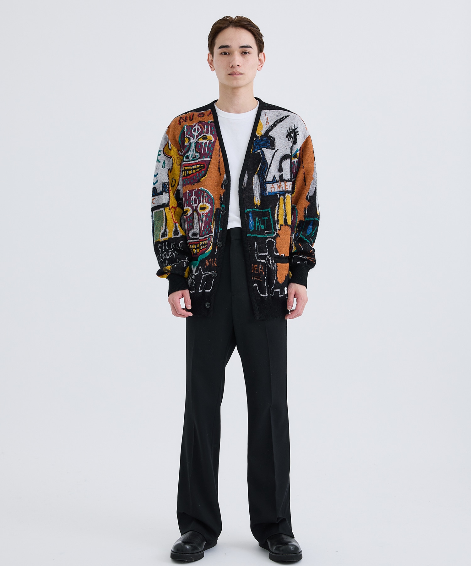 JEAN-MICHEL BASQUIAT / CARDIGAN ( TYPE-2 )｜WACKO MARIA