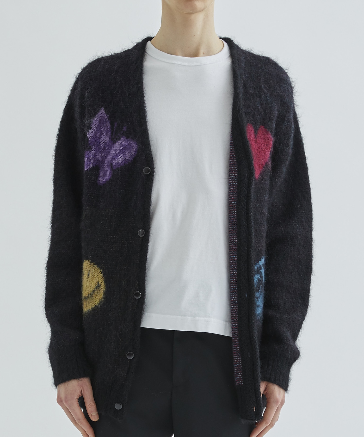 NEEDLES 22fw別注 Mohair Cardigan Papillon - カーディガン