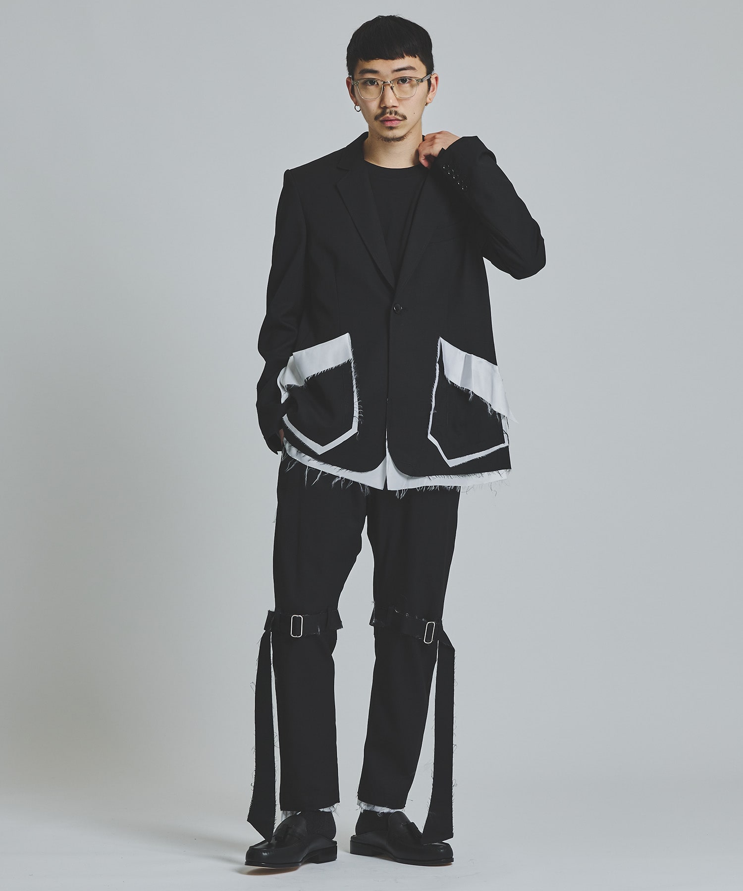 Classic bandage pants(S BLACK): sulvam: MENS｜ STUDIOUS ONLINE公式