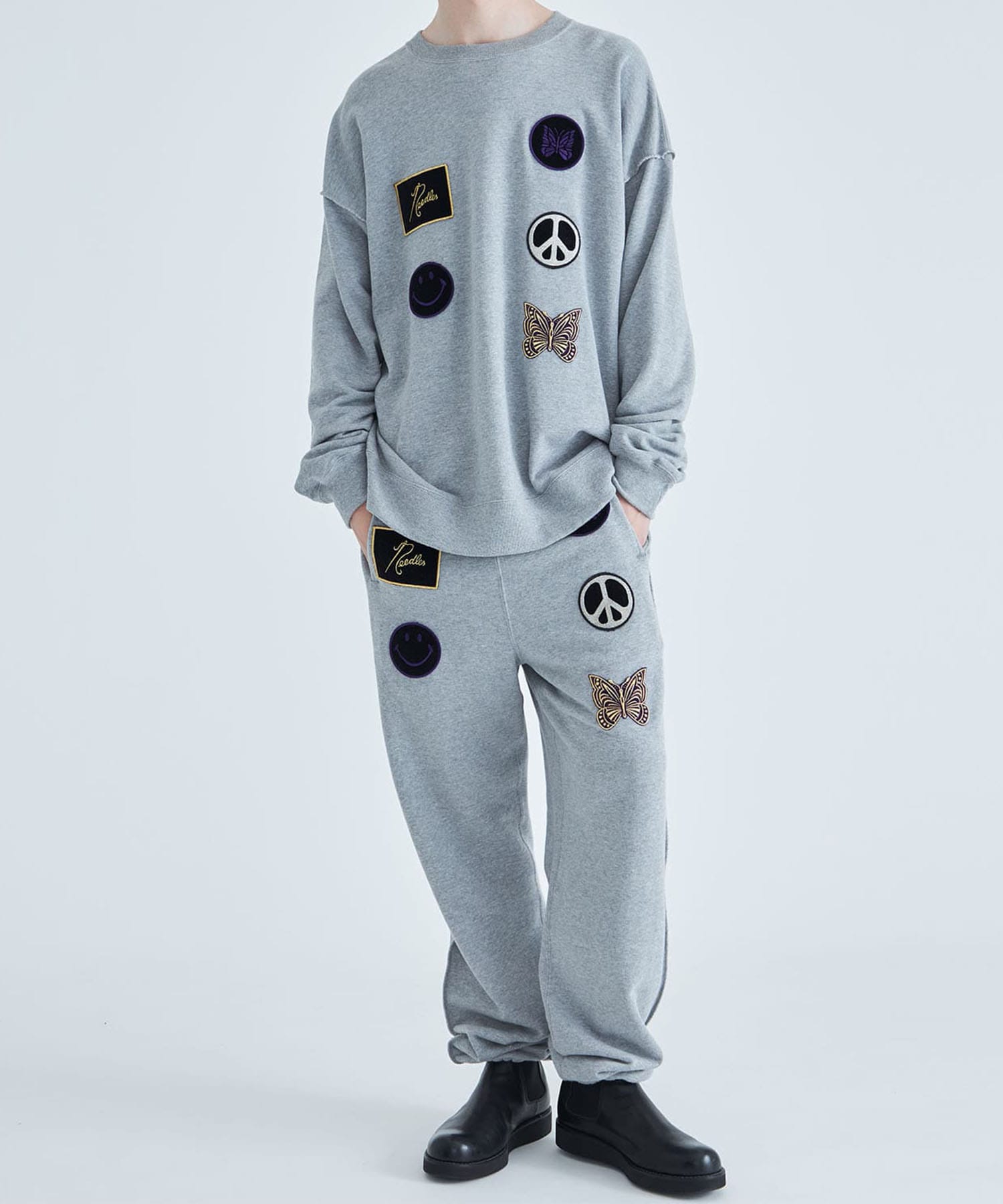 別注〉5ICONS PATCH SWEAT PANT｜NEEDLES