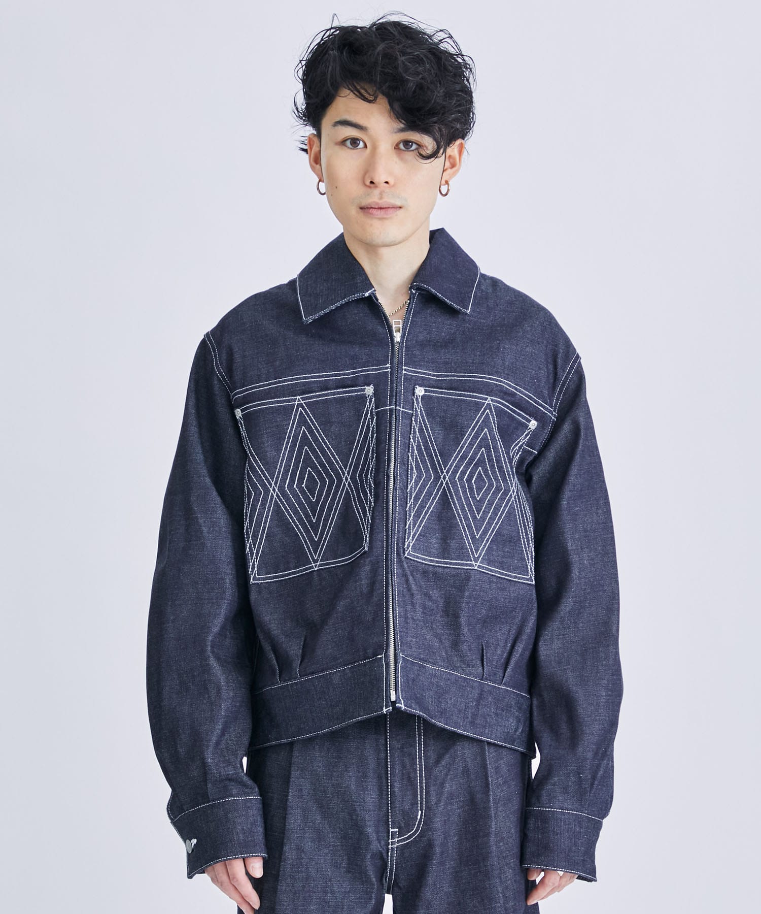 EMBROIDERED DENIM JACKET | COGNOMEN