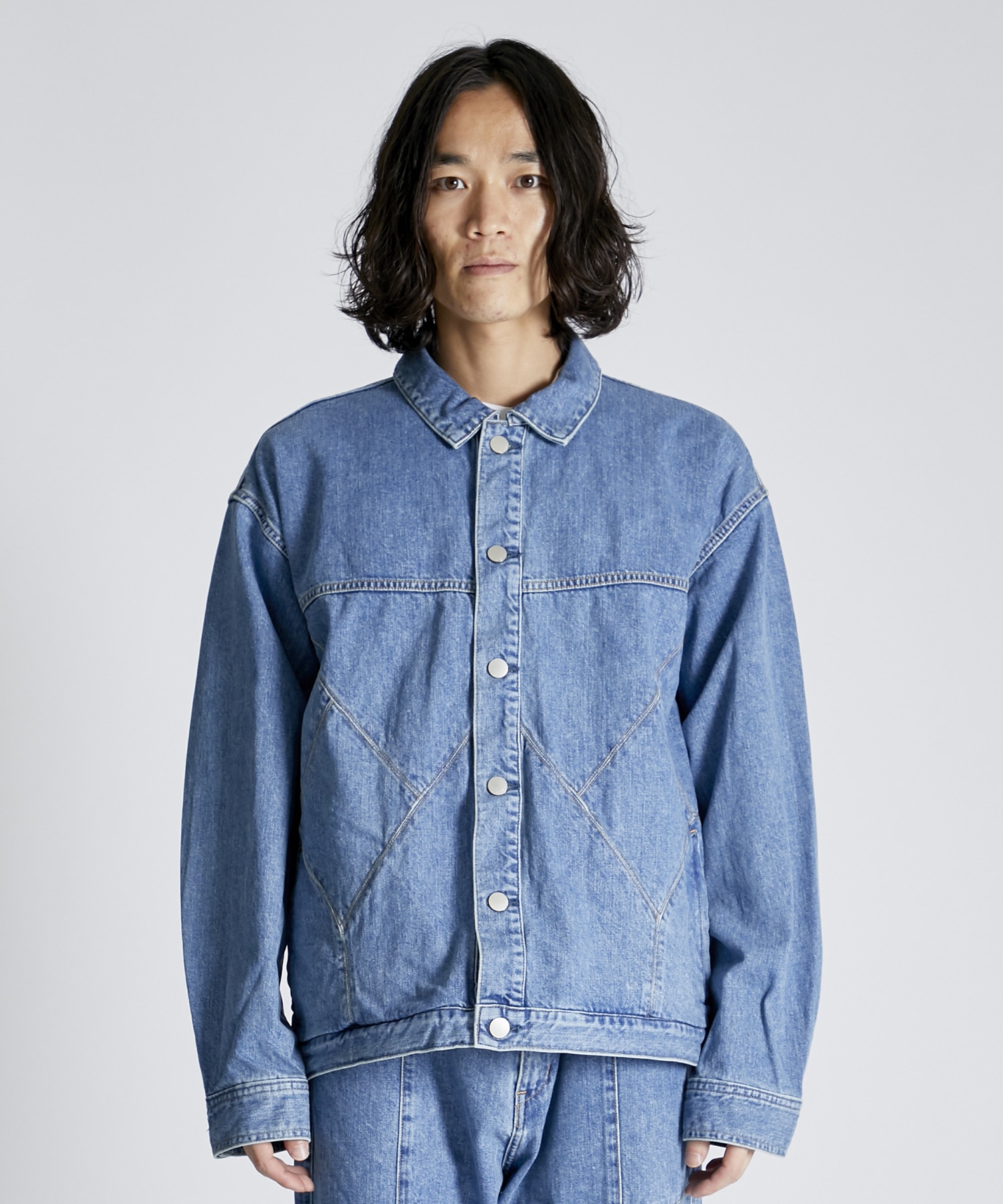 PANEL DENIM JACKET(2 BLUE): JieDa: MENS｜ STUDIOUS ONLINE公式通販