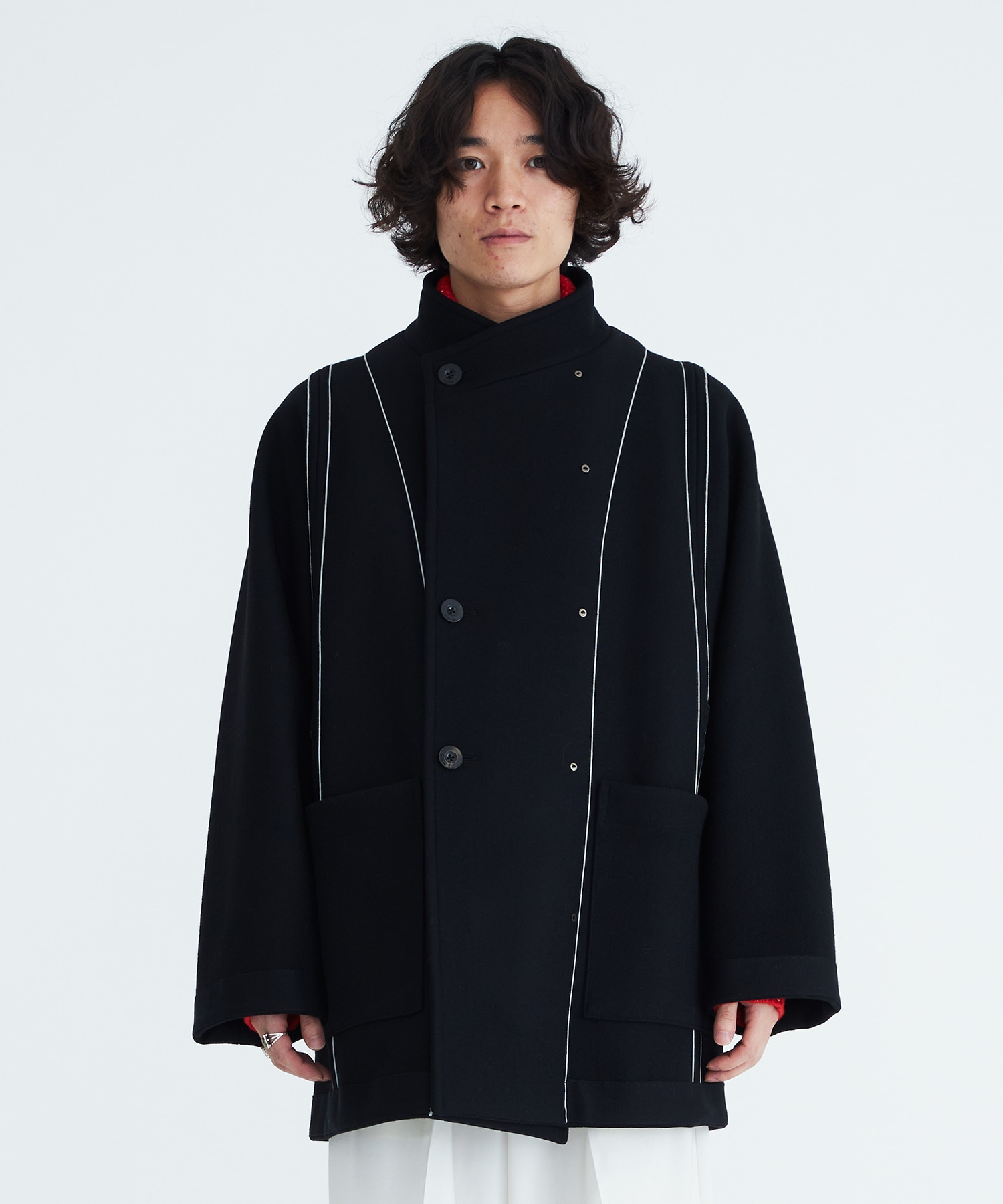 予約販売】本 irenisa 22aw REVERSIBLE STAND HALF COAT abamedyc.com