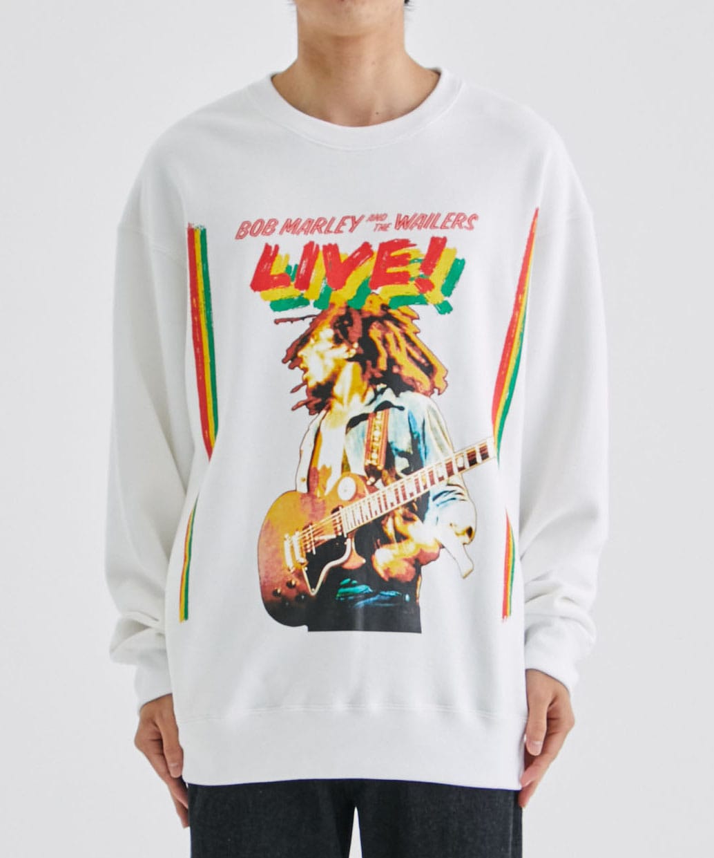 BOB MARLEY / MIDDLE WEIGHT CREW NECK SWEAT SHIRT