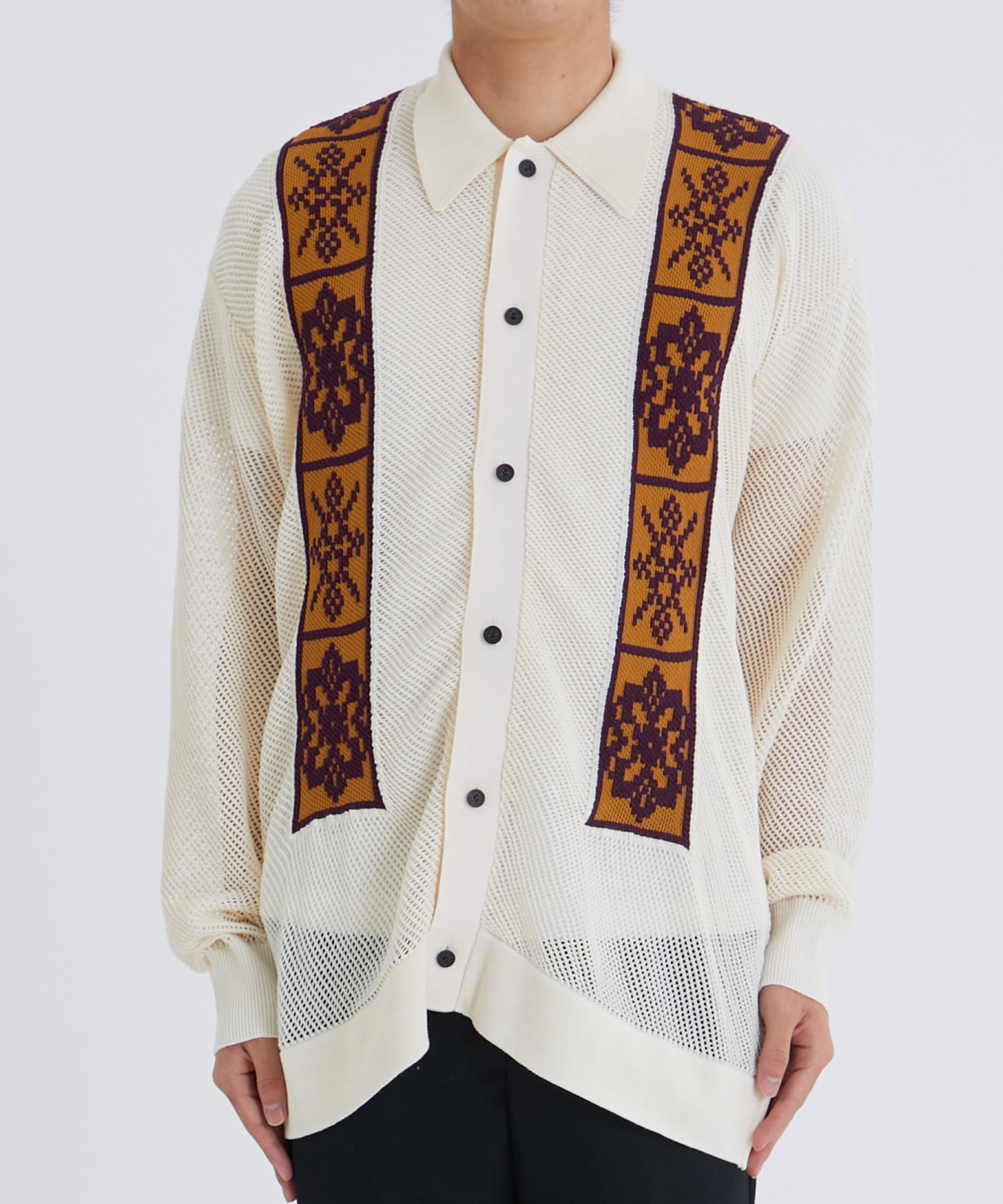 Mesh knit shirt | TOGA VIRILIS