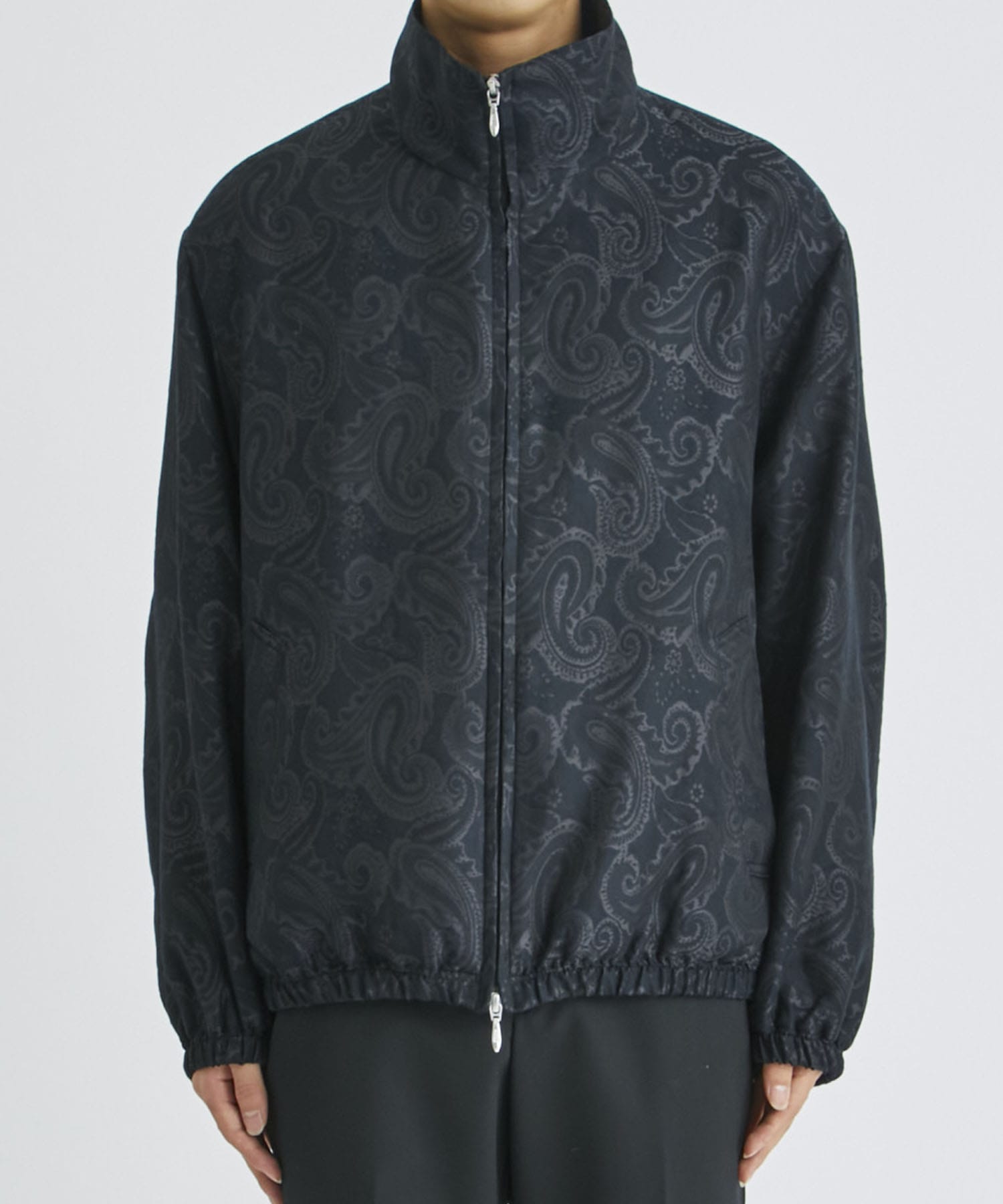 Track jacket - Paisley jacquard