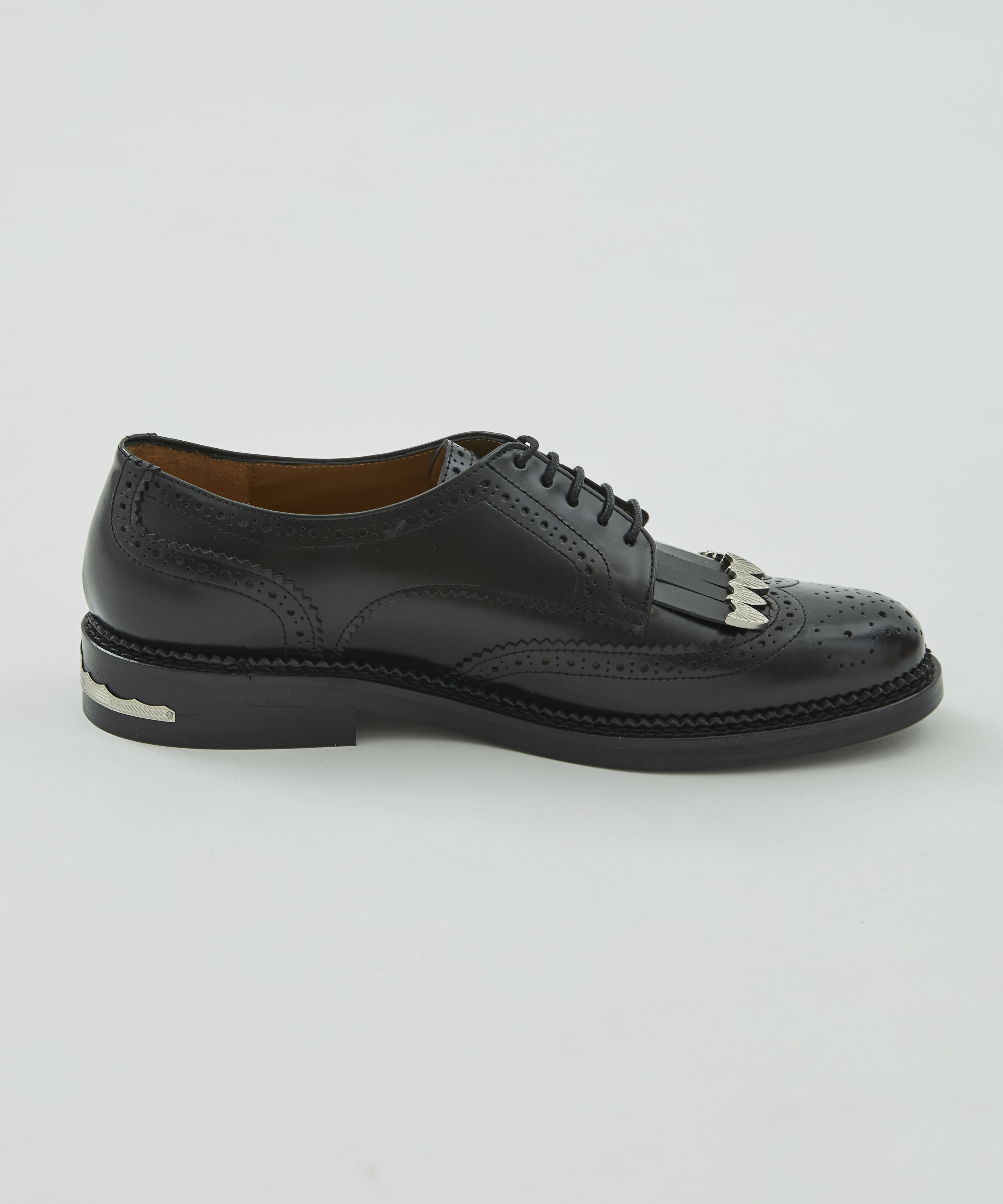 フルオーダー TOGA VIRILIS TASSEL BROGUE-BLACK POLIDO - 通販