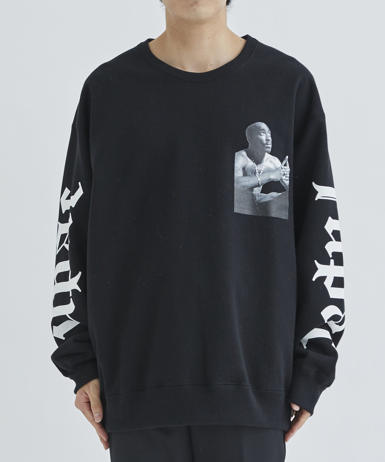 TUPAC / HEAVY WEIGHT CREW NECK SWEAT SHIRT ( TYPE-2 ) WACKO MARIA