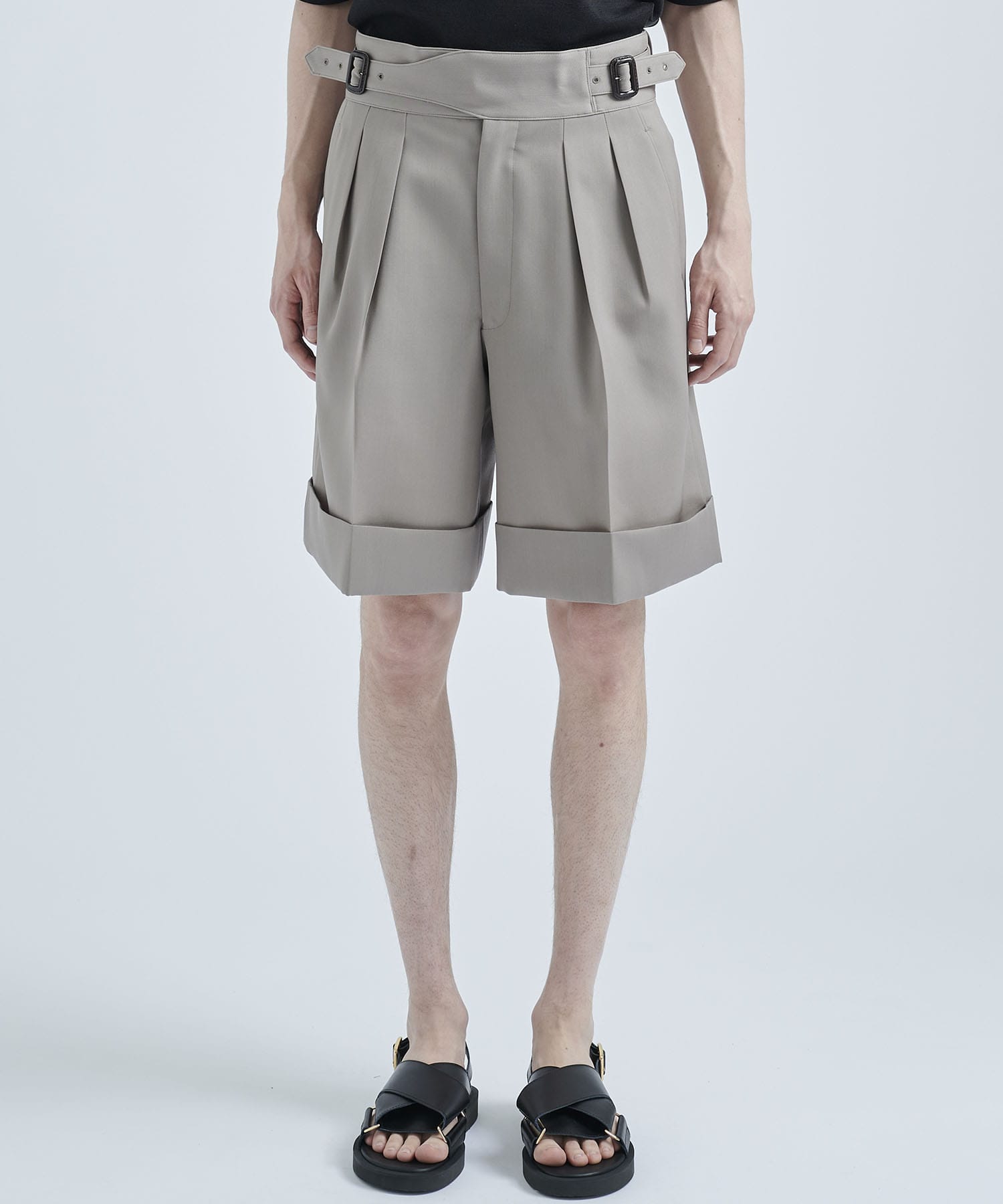 THE GRUKHA SHORTS(46 GREY BEIGE): THE RERACS: MENS｜ STUDIOUS