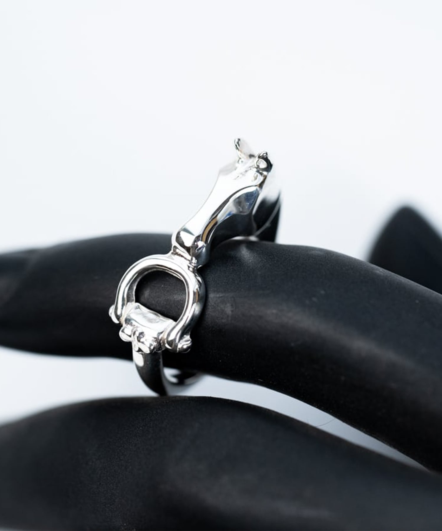 R-080 Horse ring (horse bit) WAKAN SILVER SMITH