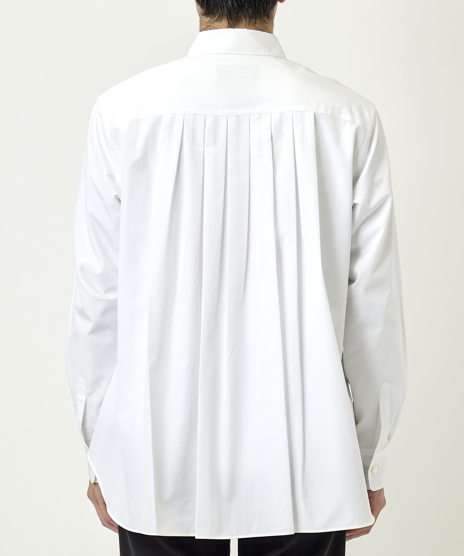 Watteau pleated cotton shirt FUMITO GANRYU