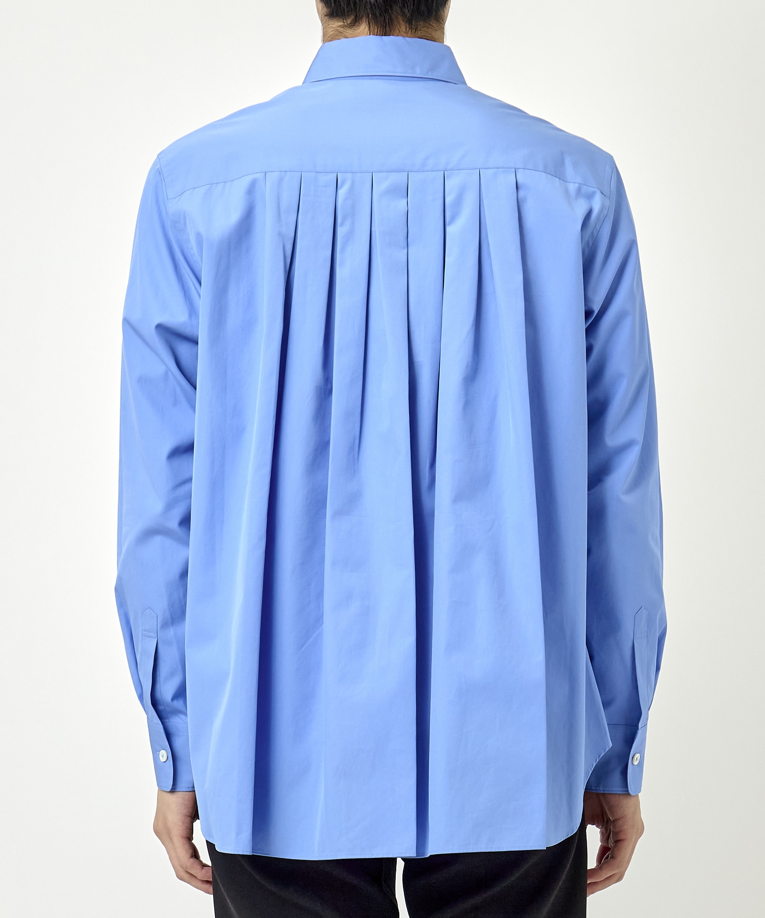 Watteau pleated cotton shirt FUMITO GANRYU