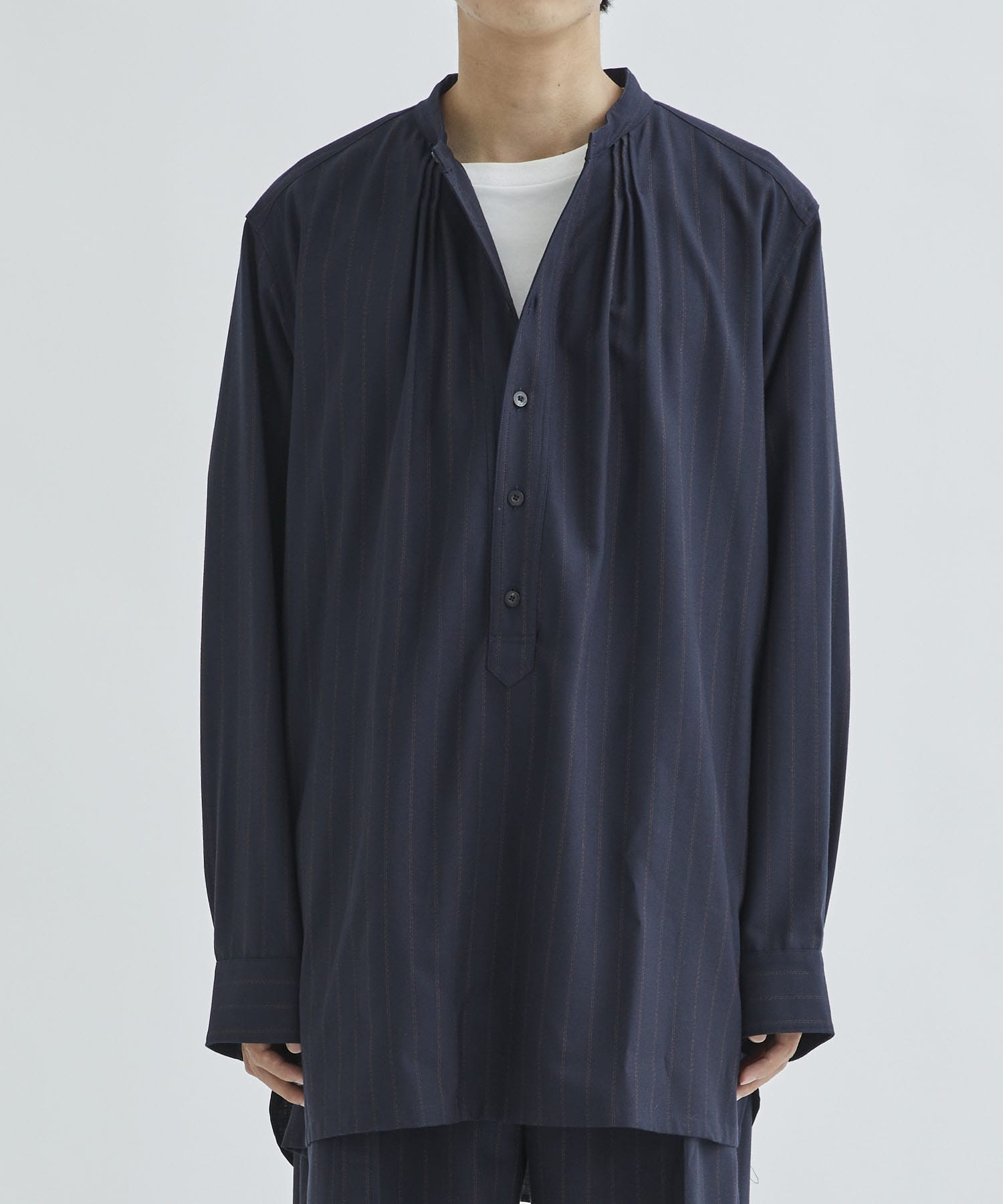 PULL OVER GATHER SHIRT｜IRENISA