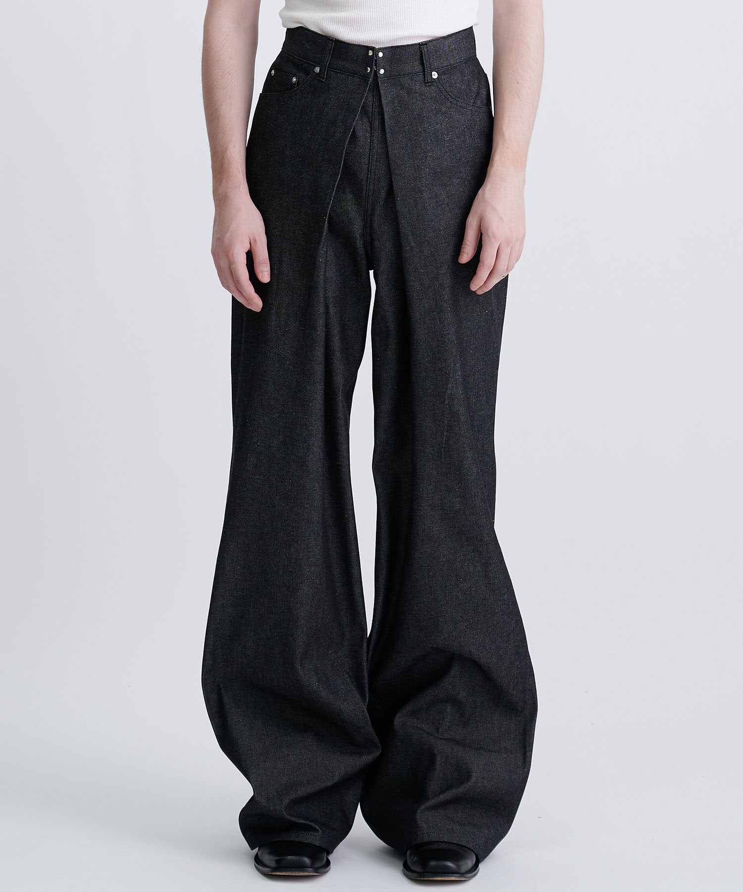 RIGID DENIM WIDE PANTS｜JOHN LAWRENCE SULLIVAN